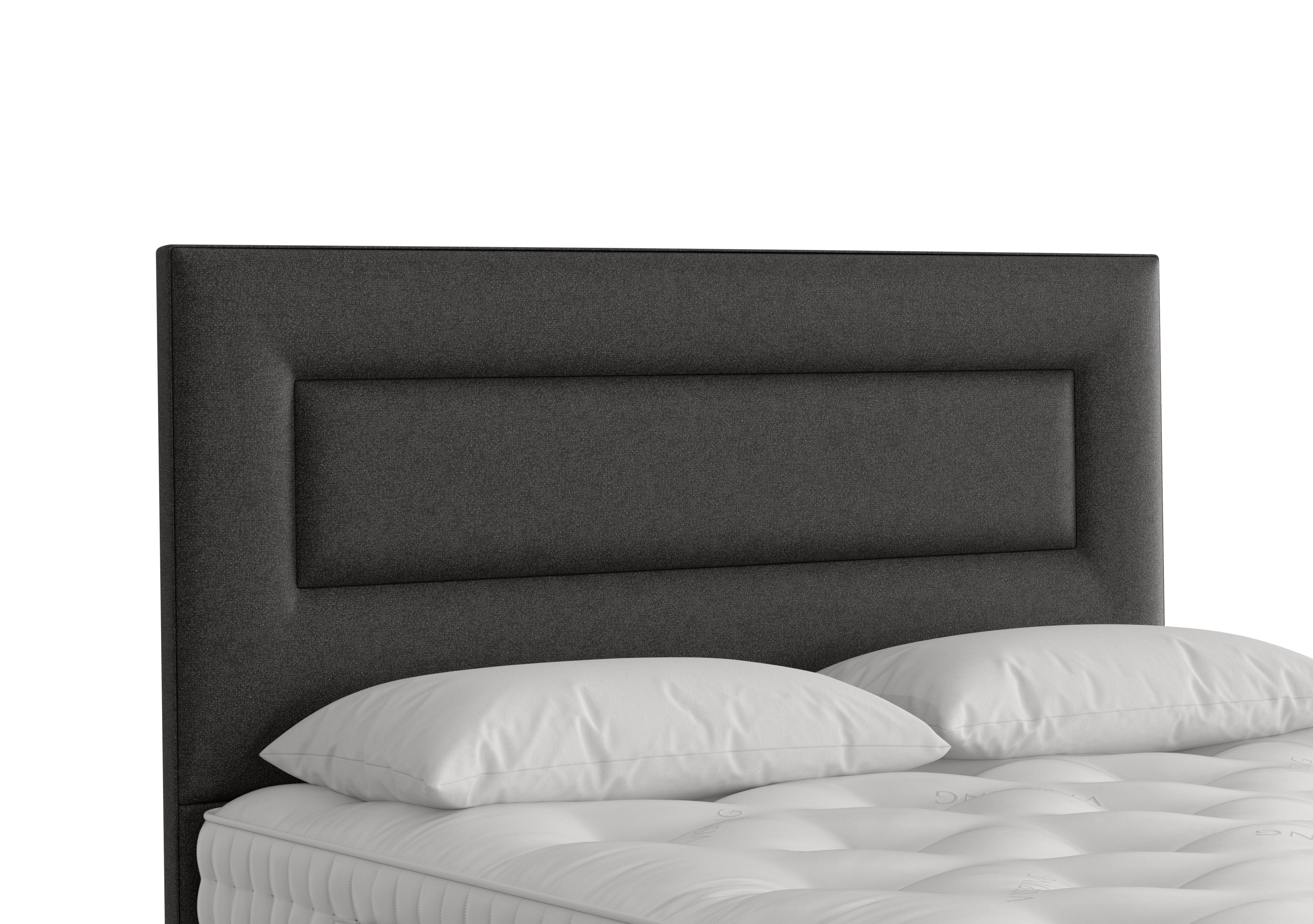 Enyo Floor Standing Headboard in 2149 Boucle Graphite on Furniture Village