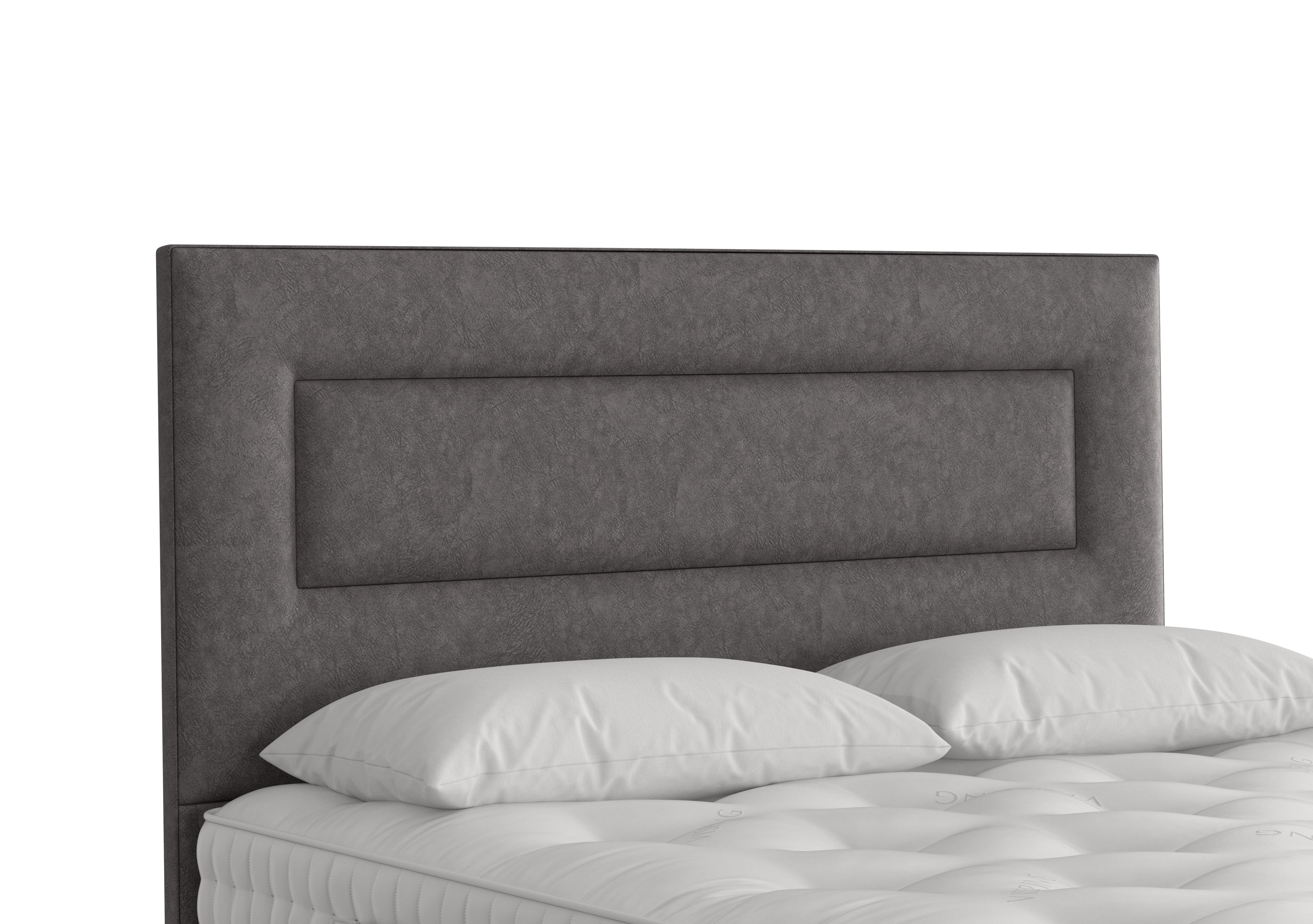 Enyo Floor Standing Headboard in 2302 Marble Moleskin on Furniture Village