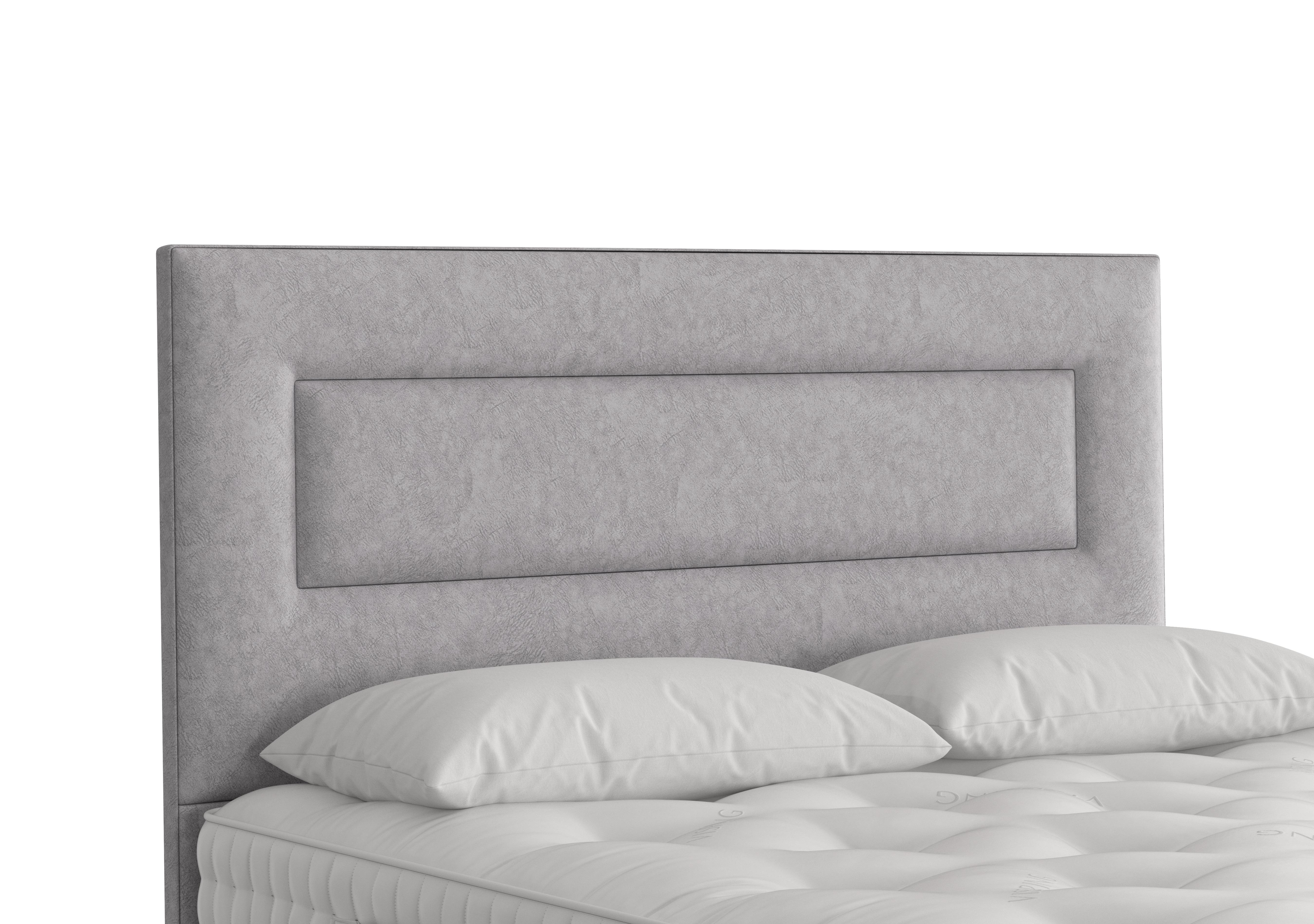 Enyo Floor Standing Headboard in 2303 Marble Silver on Furniture Village
