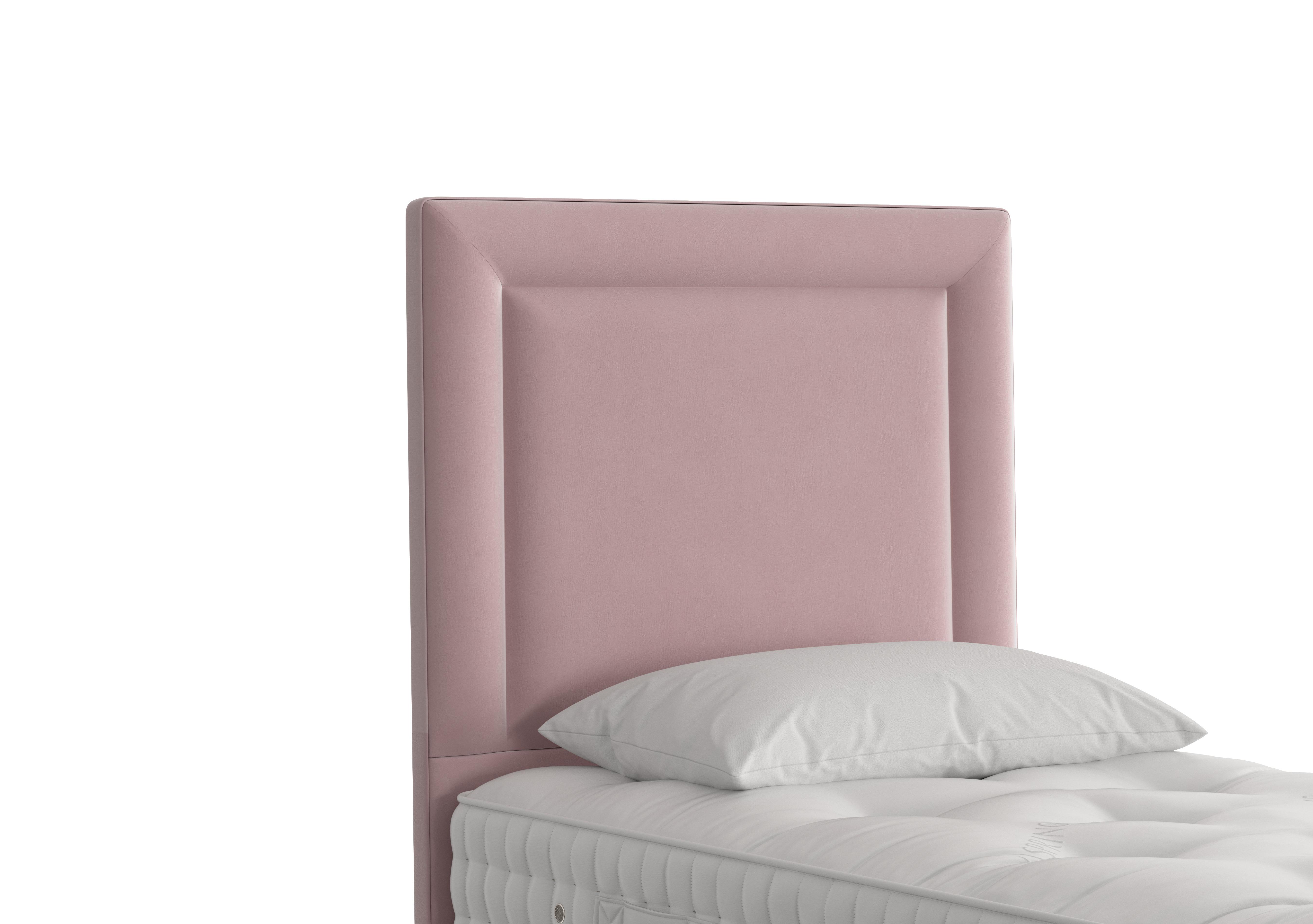 Helios Floor Standing Headboard in 2109 Plush Heather on Furniture Village