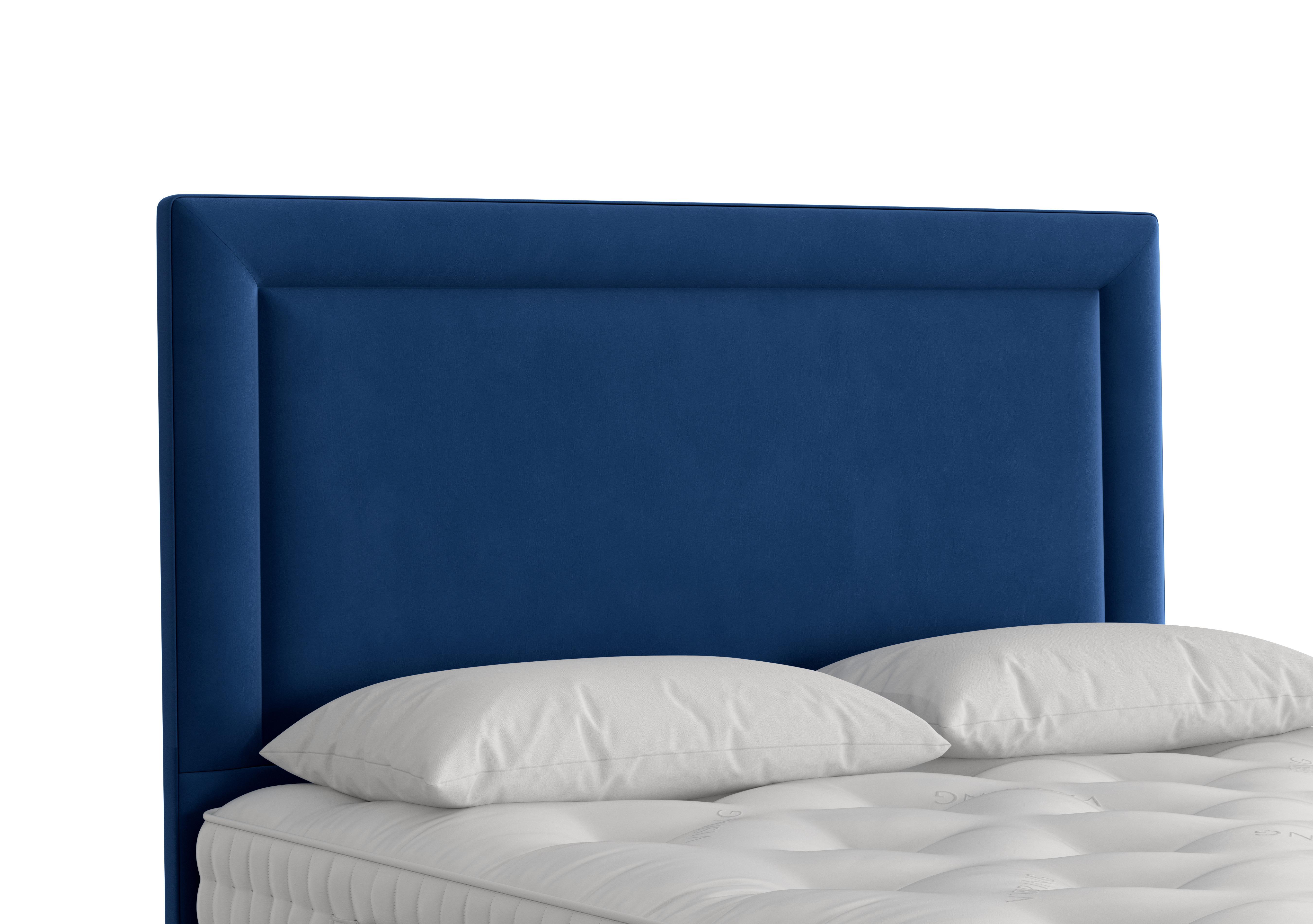 Helios Floor Standing Headboard in 2115 Plush Royal on Furniture Village
