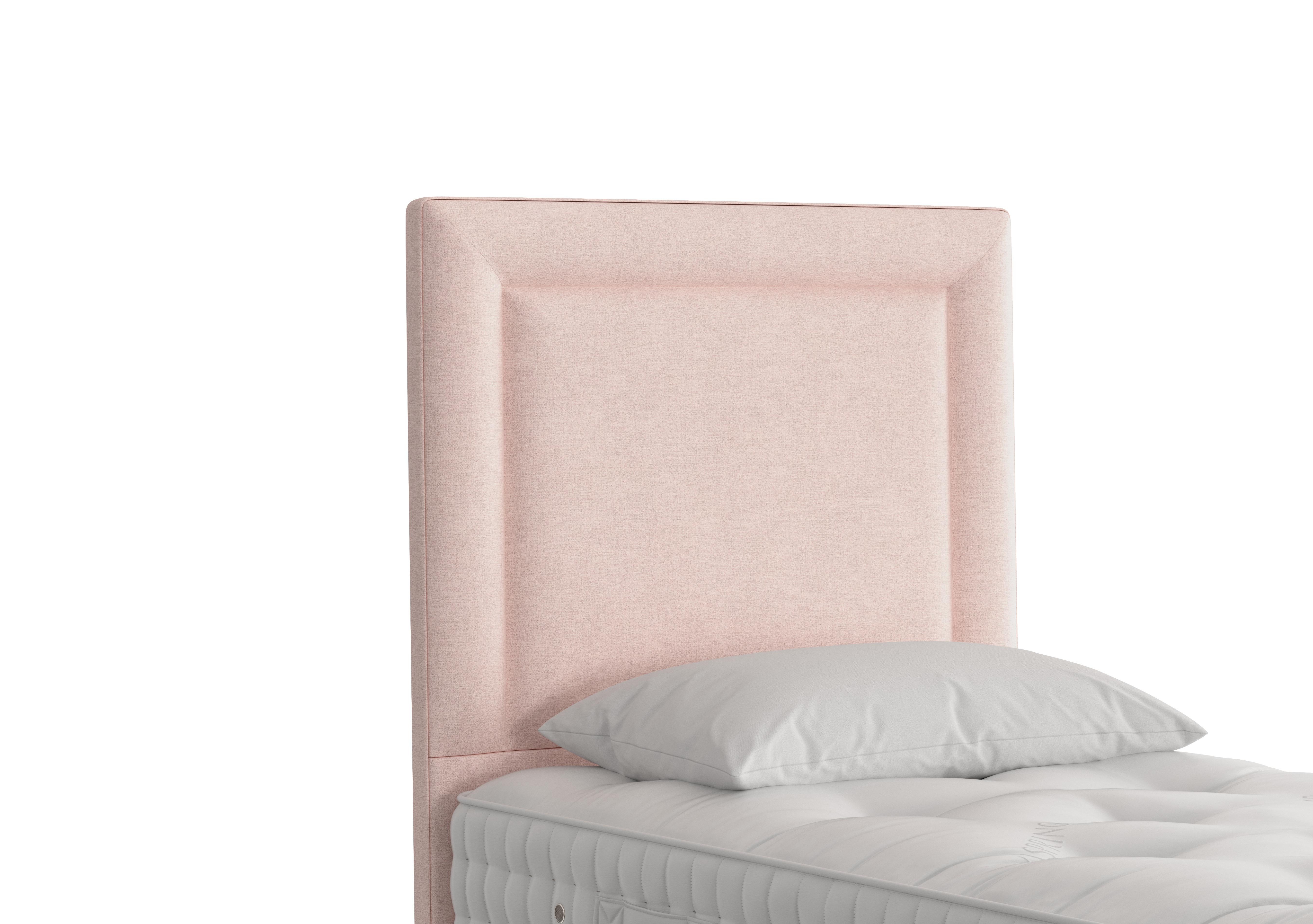 Helios Floor Standing Headboard in 2116 Touch Rose on Furniture Village