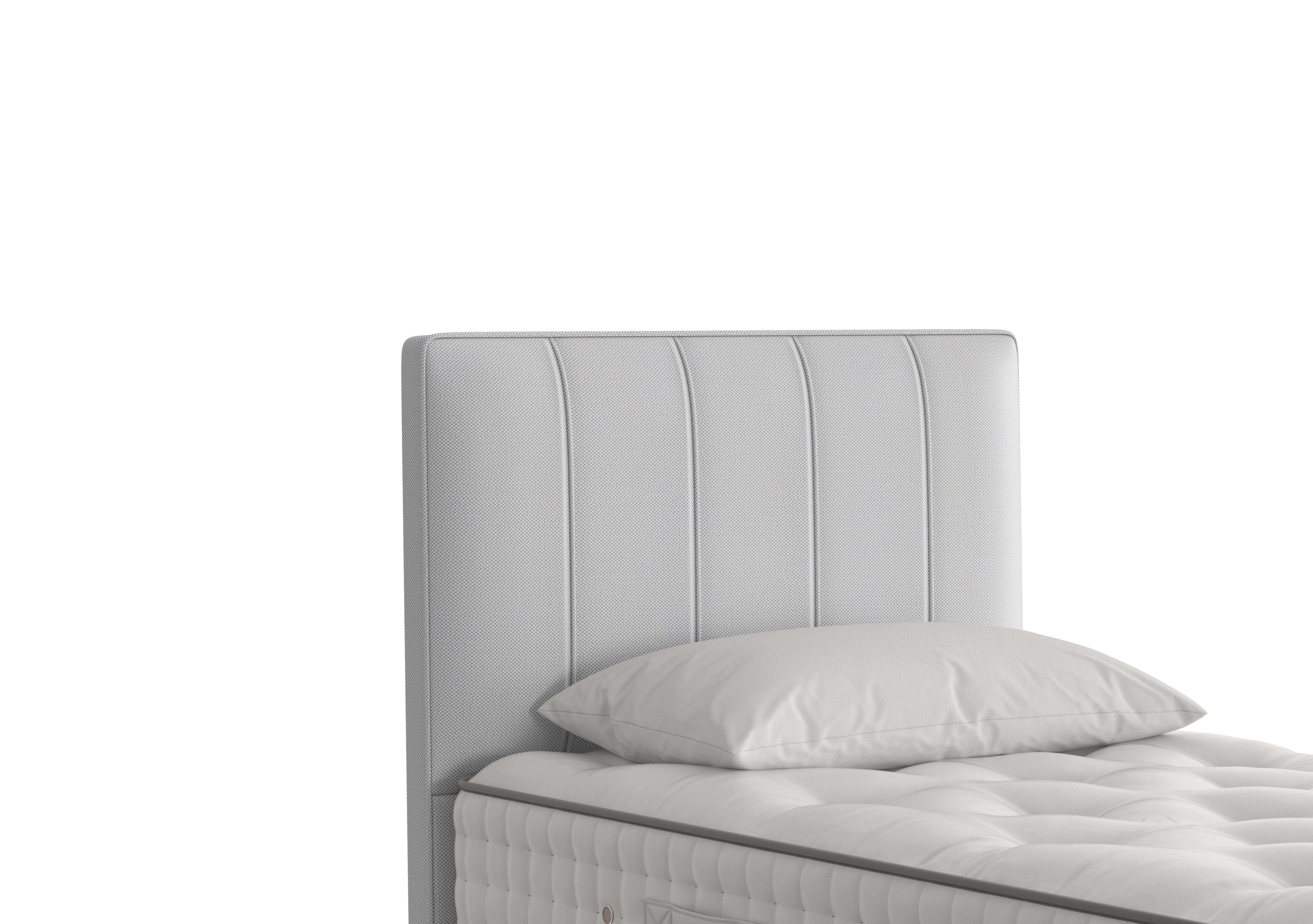 Hera Headboard in 1010 Chess Iron on Furniture Village
