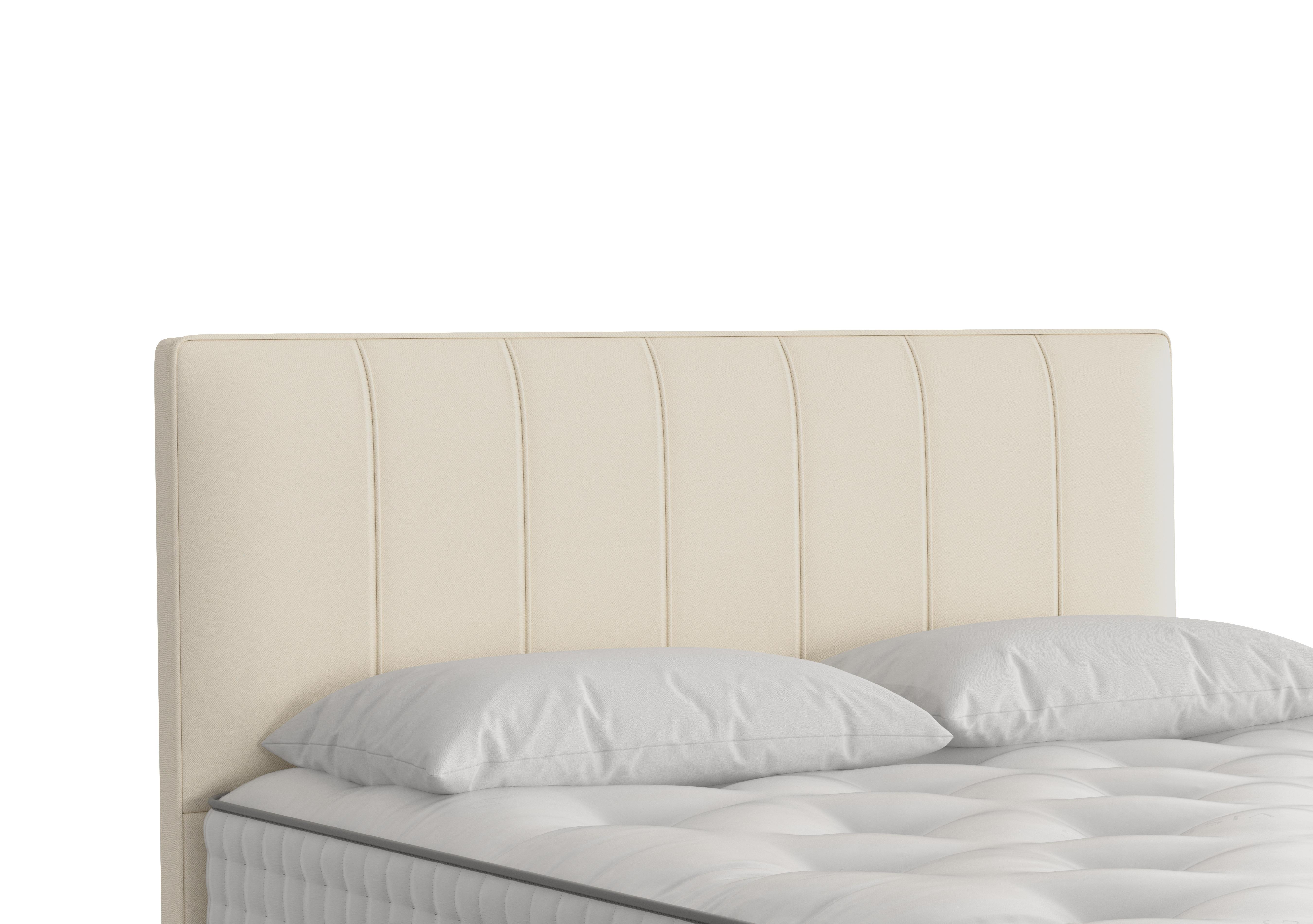 Hera Headboard in 2034 Canvas Sand on Furniture Village