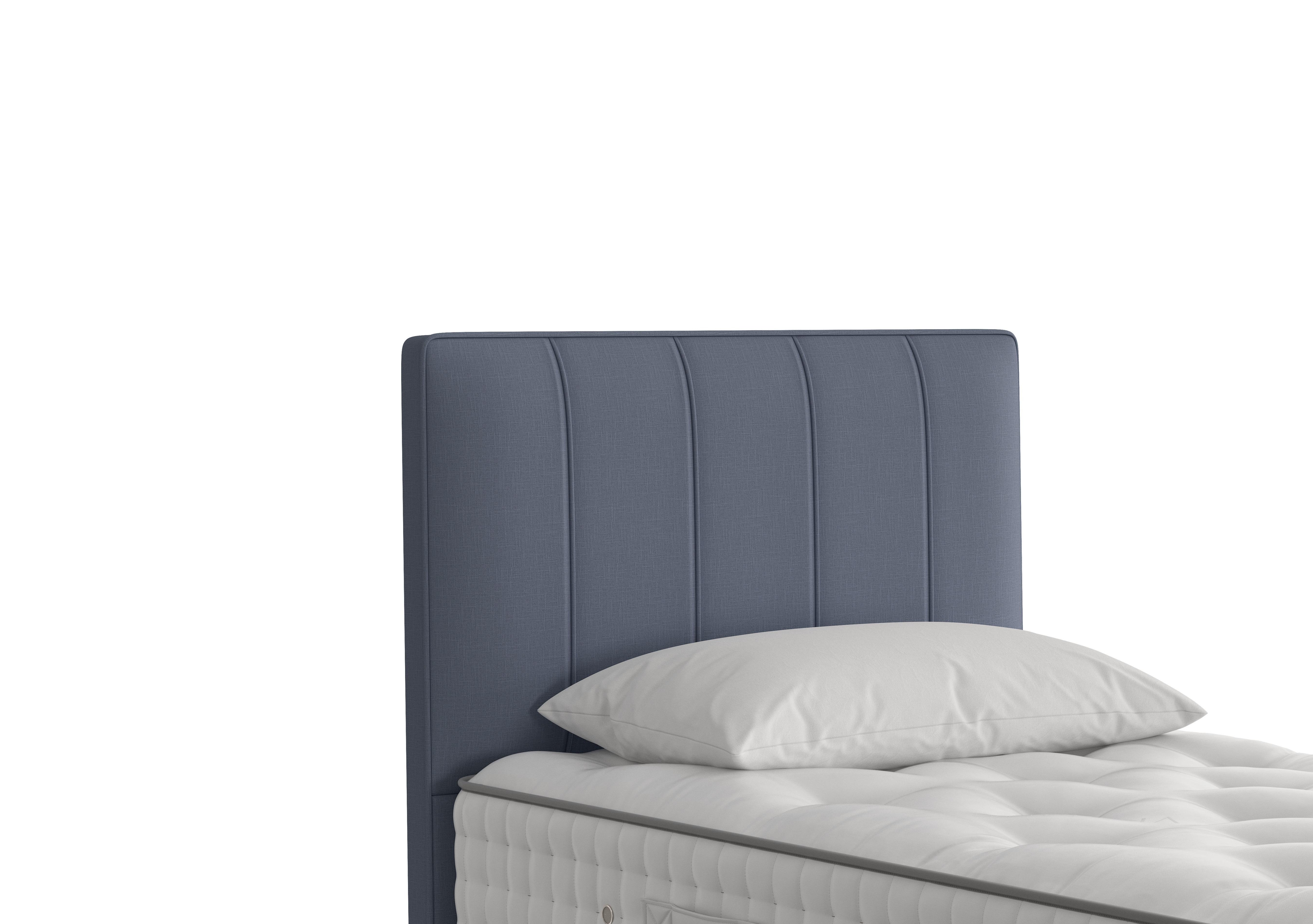 Hera Headboard in 2099 Gem Indigo on Furniture Village