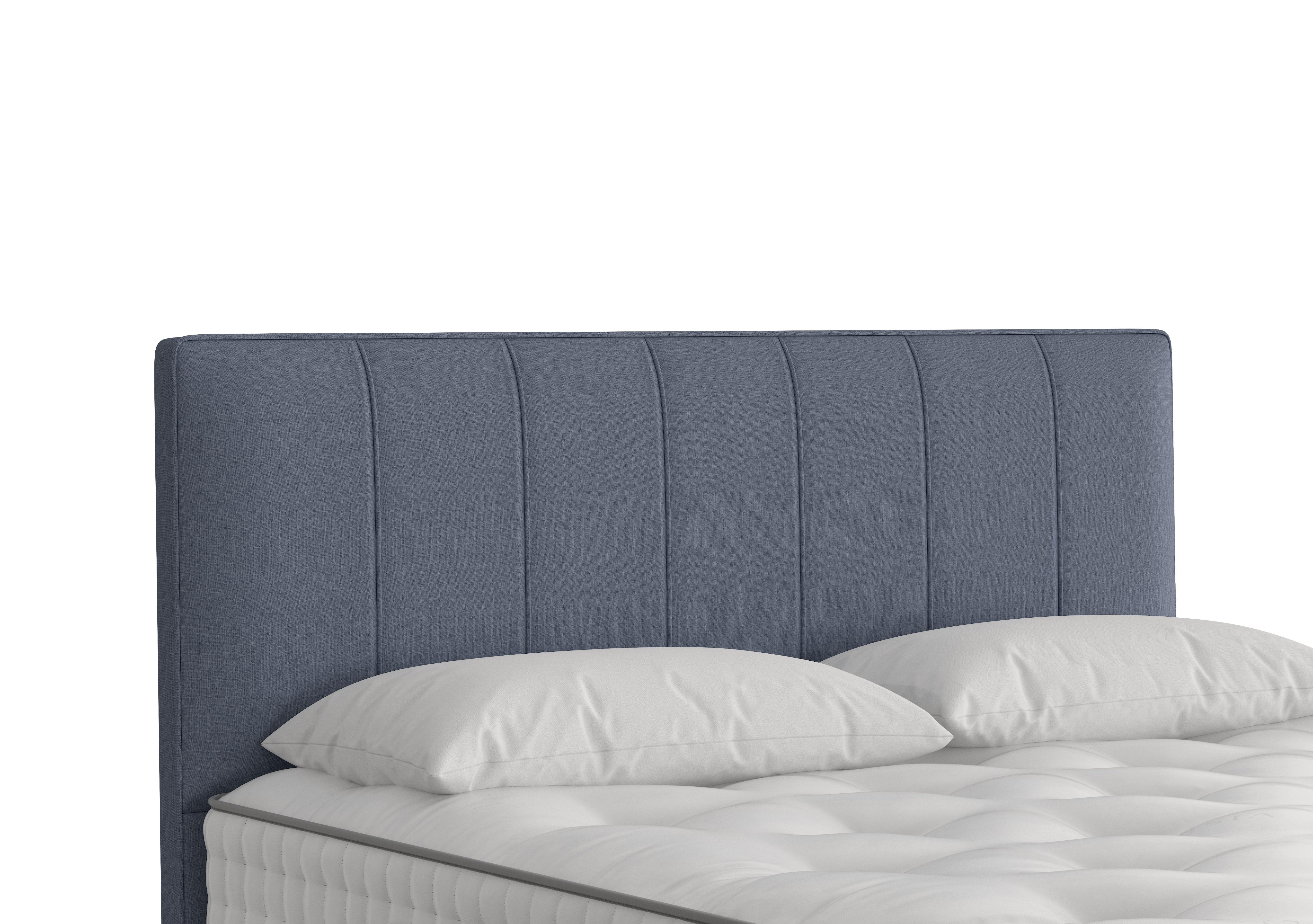 Hera Headboard in 2099 Gem Indigo on Furniture Village