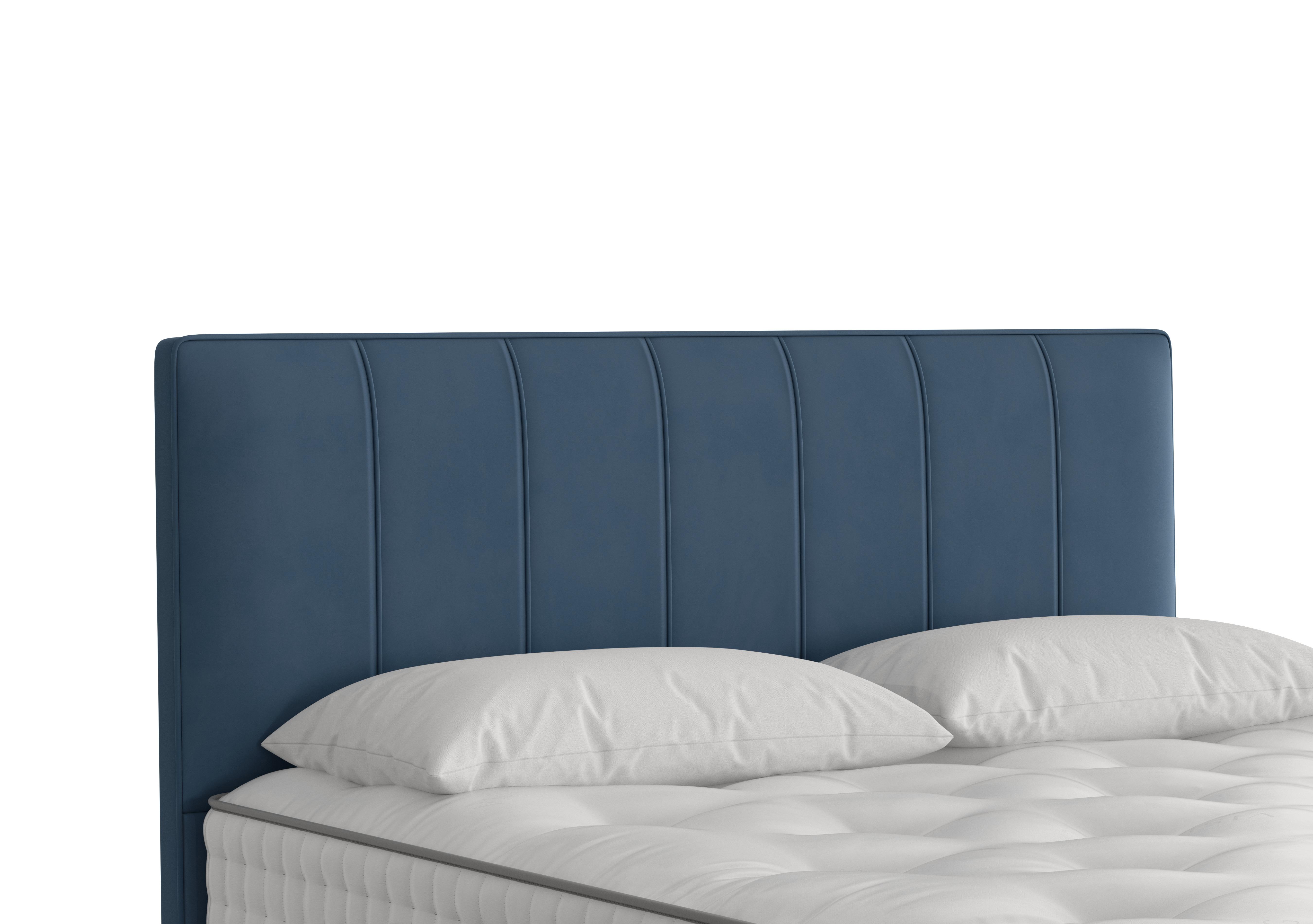 Hera Headboard in 2153 Plush Petrol on Furniture Village