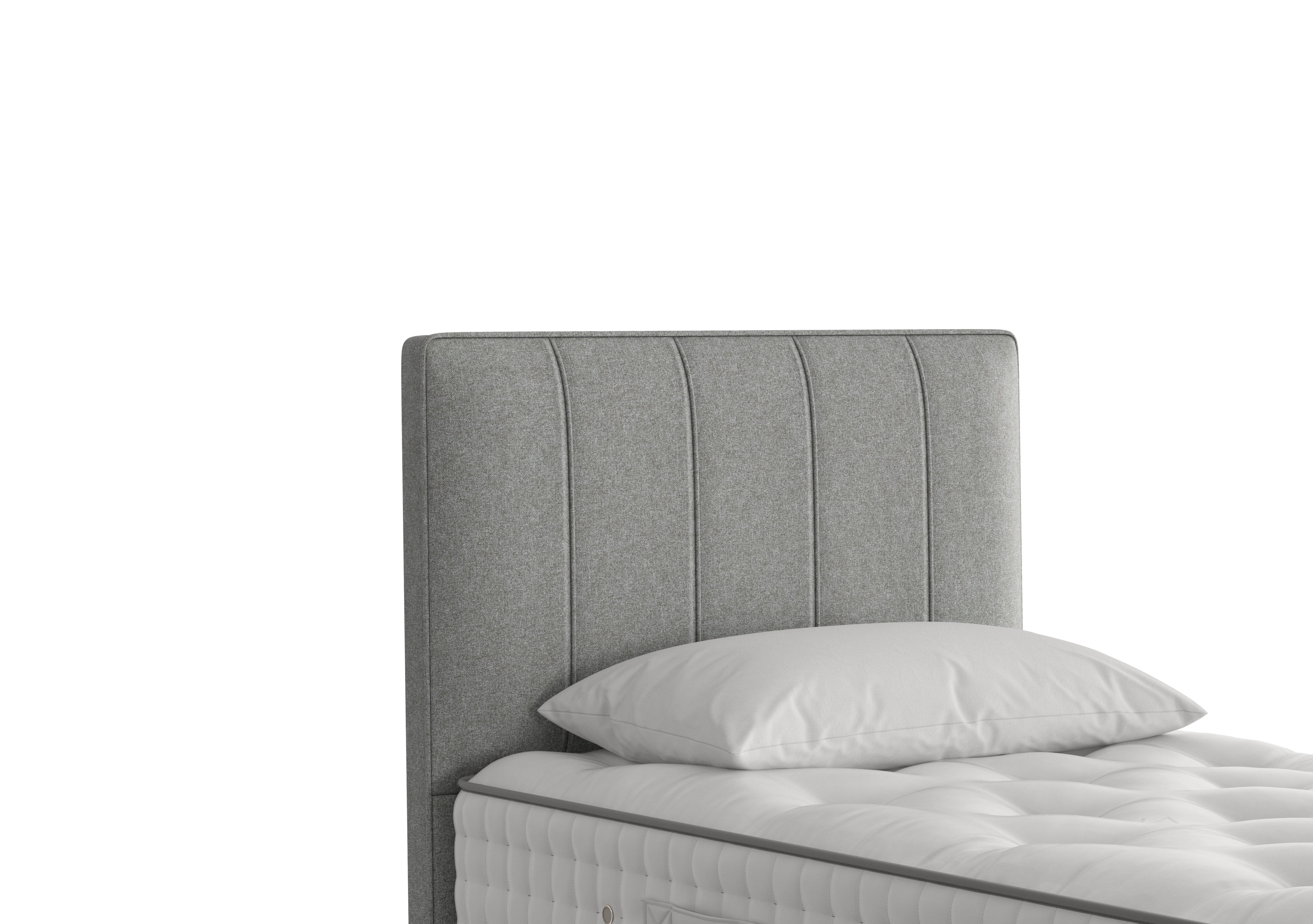 Hera Headboard in 2305 Tweed Grey on Furniture Village