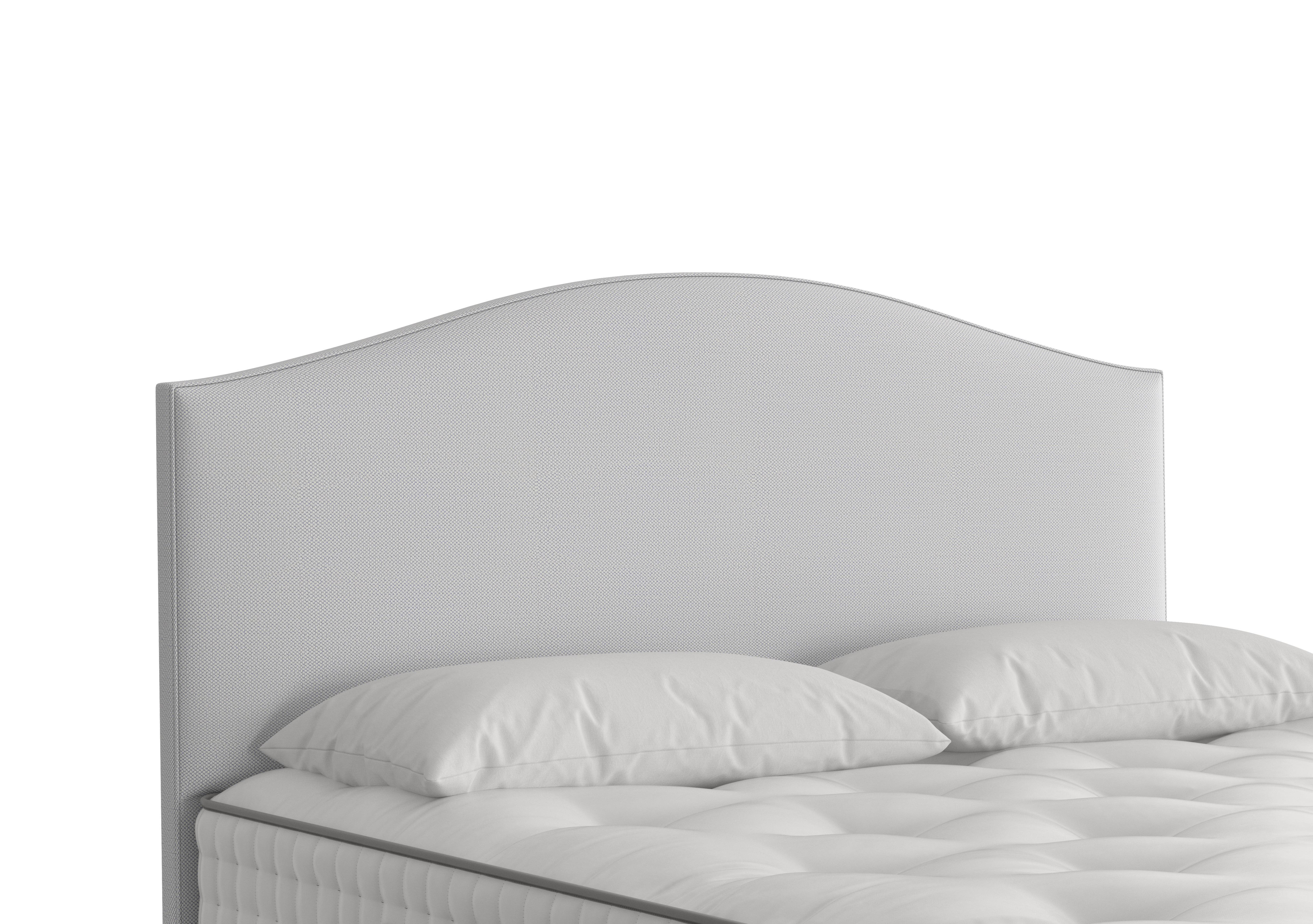 Iris Floor Standing Headboard in 1010 Chess Iron on Furniture Village