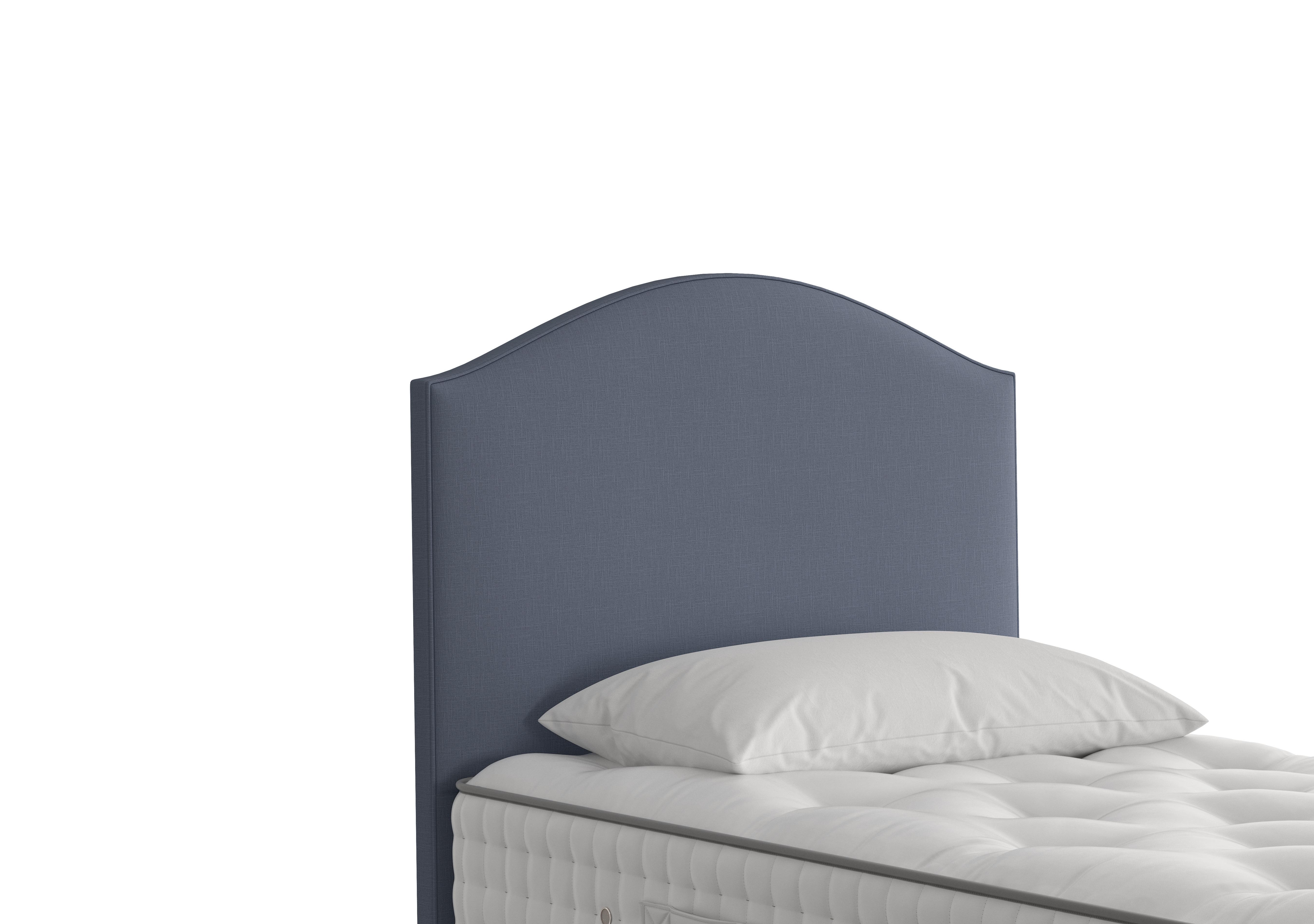 Iris Floor Standing Headboard in 2099 Gem Indigo on Furniture Village