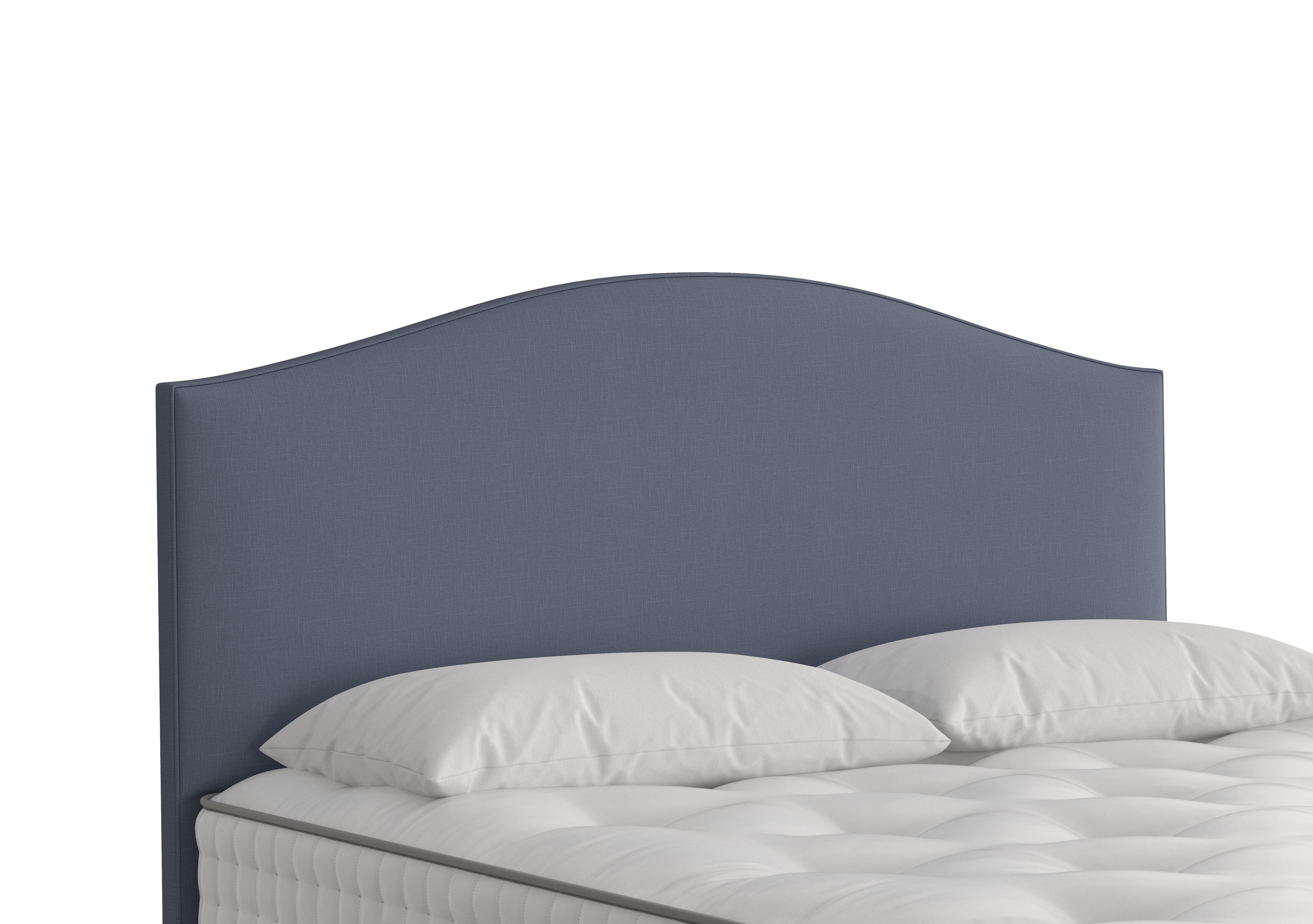 Iris Floor Standing Headboard in 2099 Gem Indigo on Furniture Village