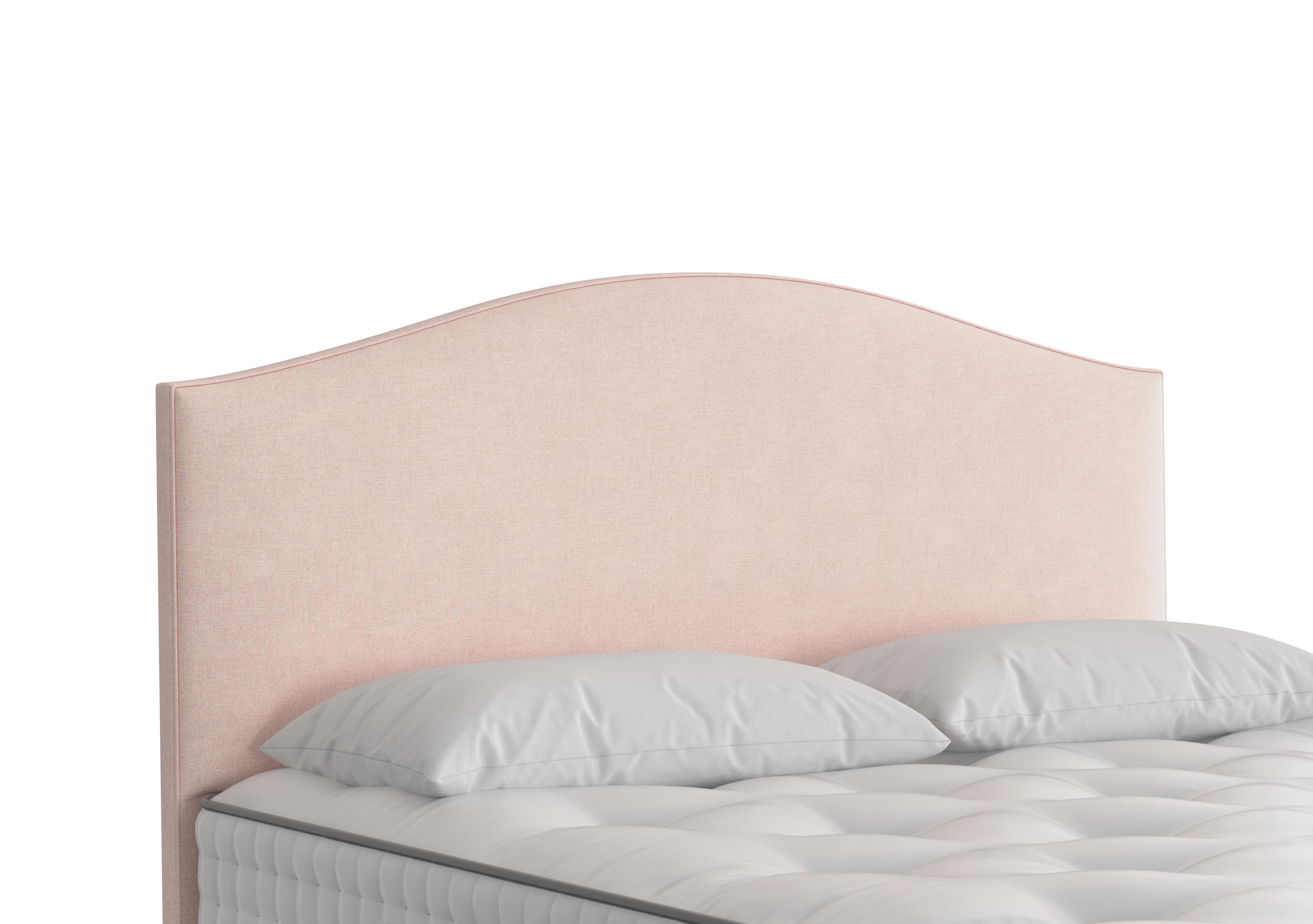 Iris Floor Standing Headboard in 2116 Touch Rose on Furniture Village