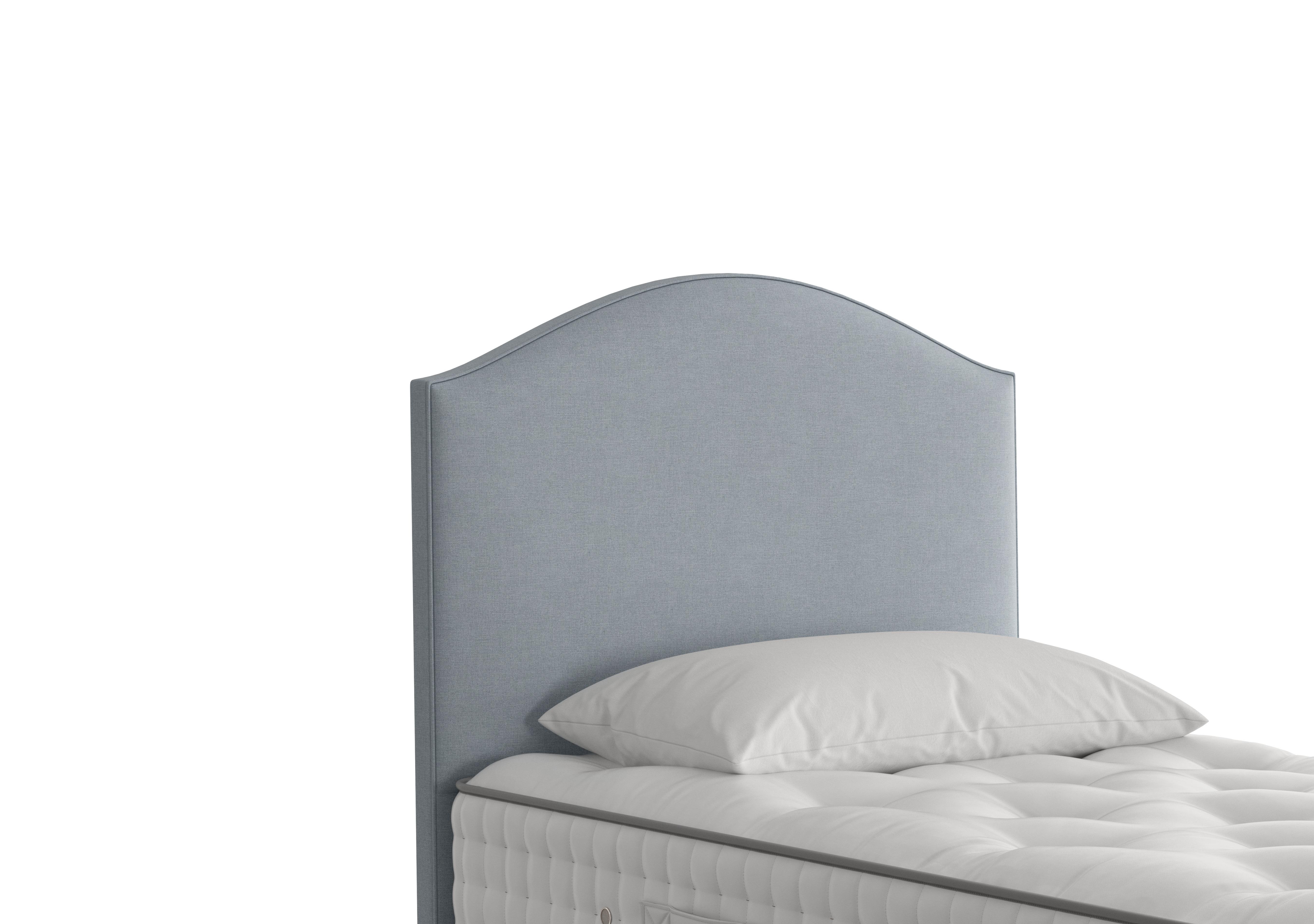 Iris Floor Standing Headboard in 2119 Touch Sky on Furniture Village
