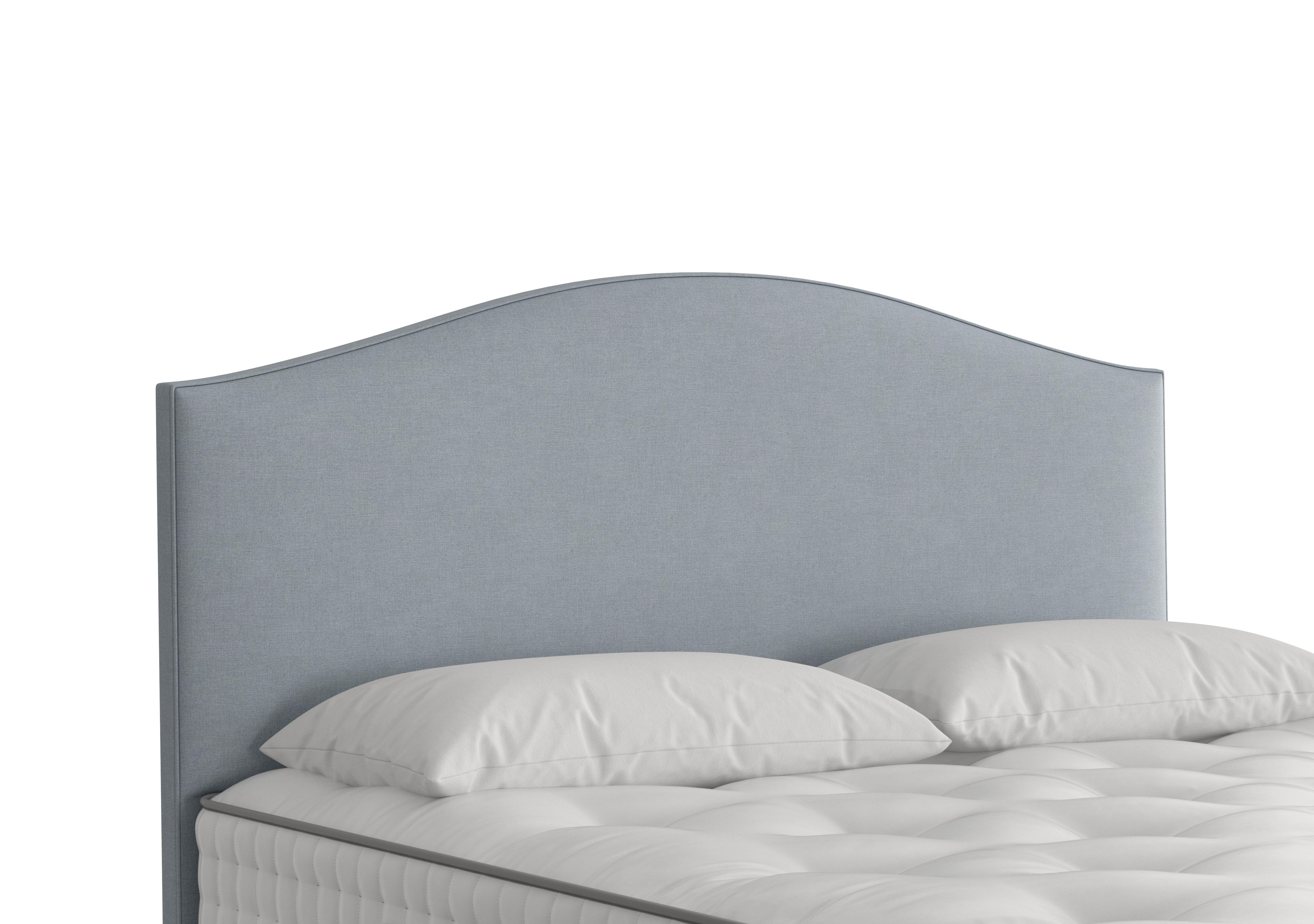 Iris Floor Standing Headboard in 2119 Touch Sky on Furniture Village