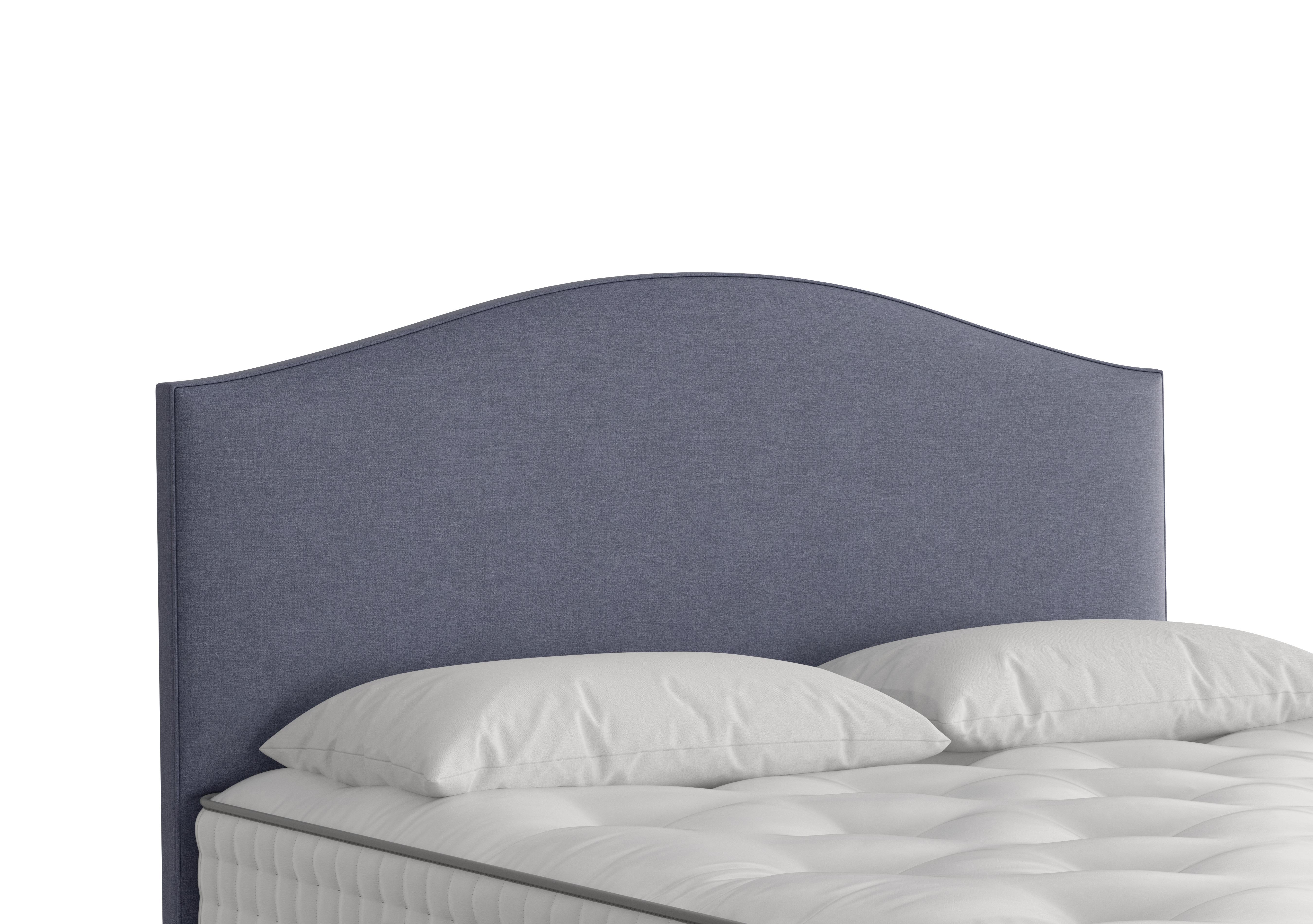 Iris Floor Standing Headboard in 2120 Touch Denim on Furniture Village