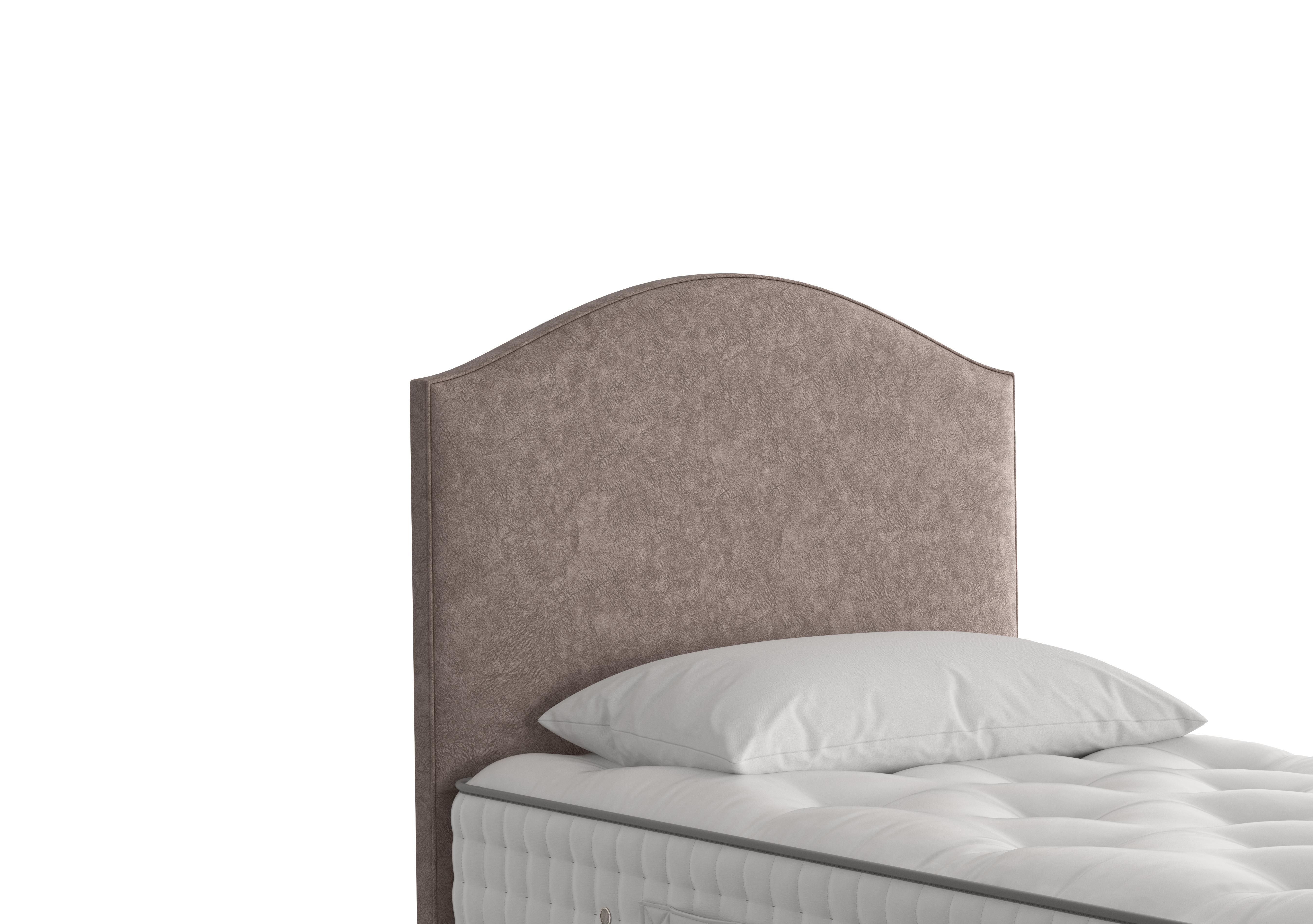 Iris Floor Standing Headboard in 2301 Marble Chocolate on Furniture Village