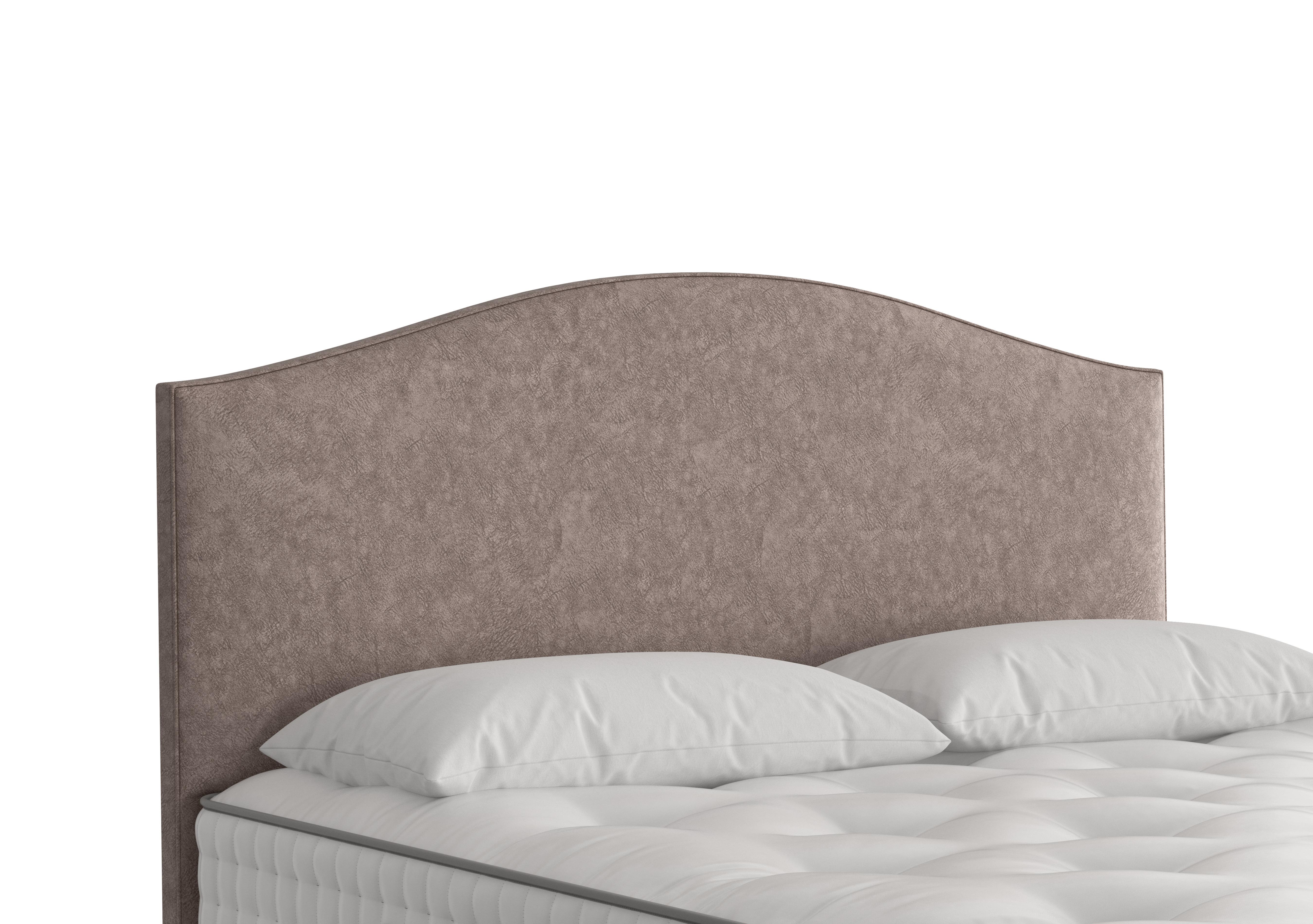 Iris Floor Standing Headboard in 2301 Marble Chocolate on Furniture Village