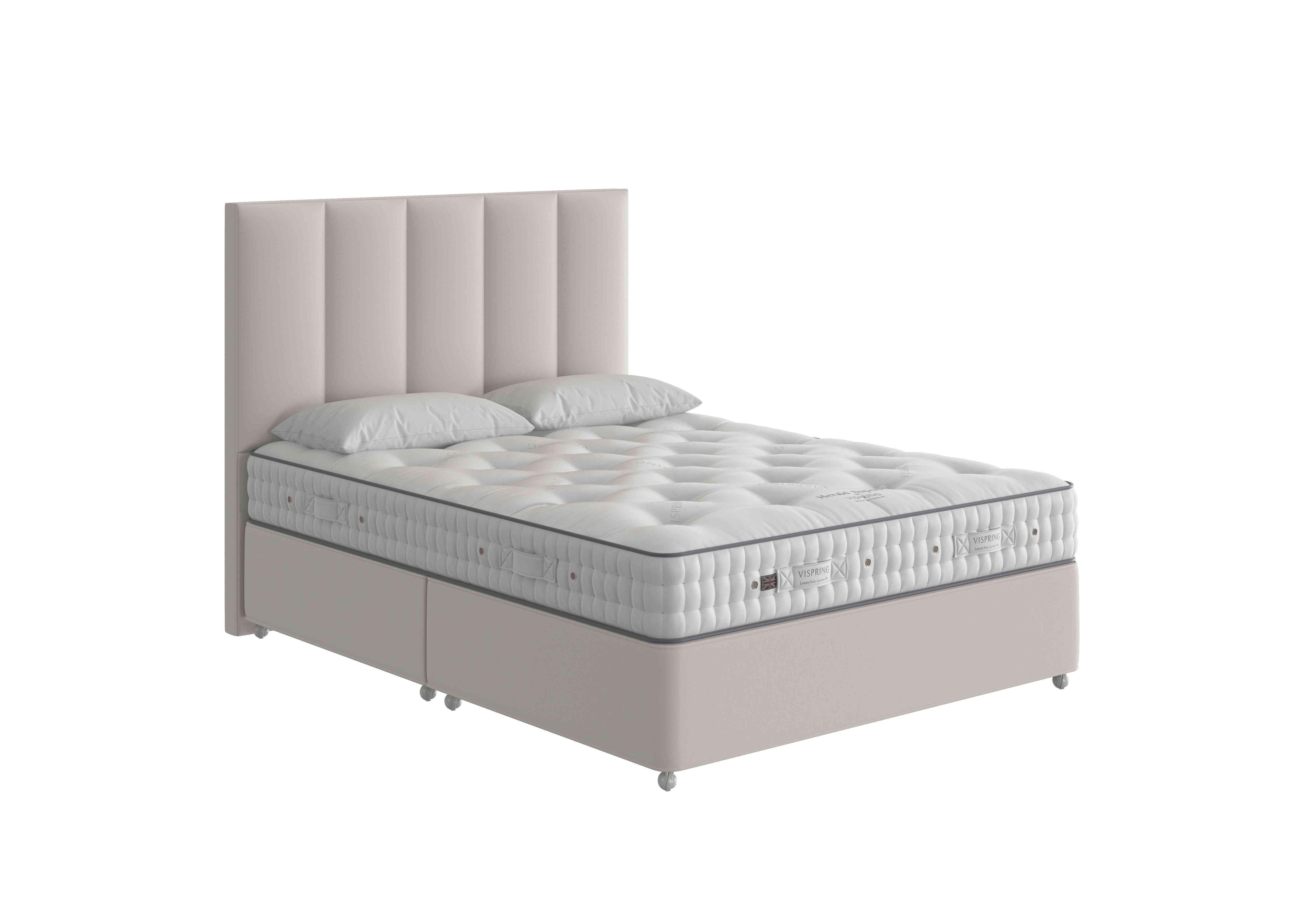 Herald Superb Divan Set in 2038 S0ft Cotton Mist on Furniture Village