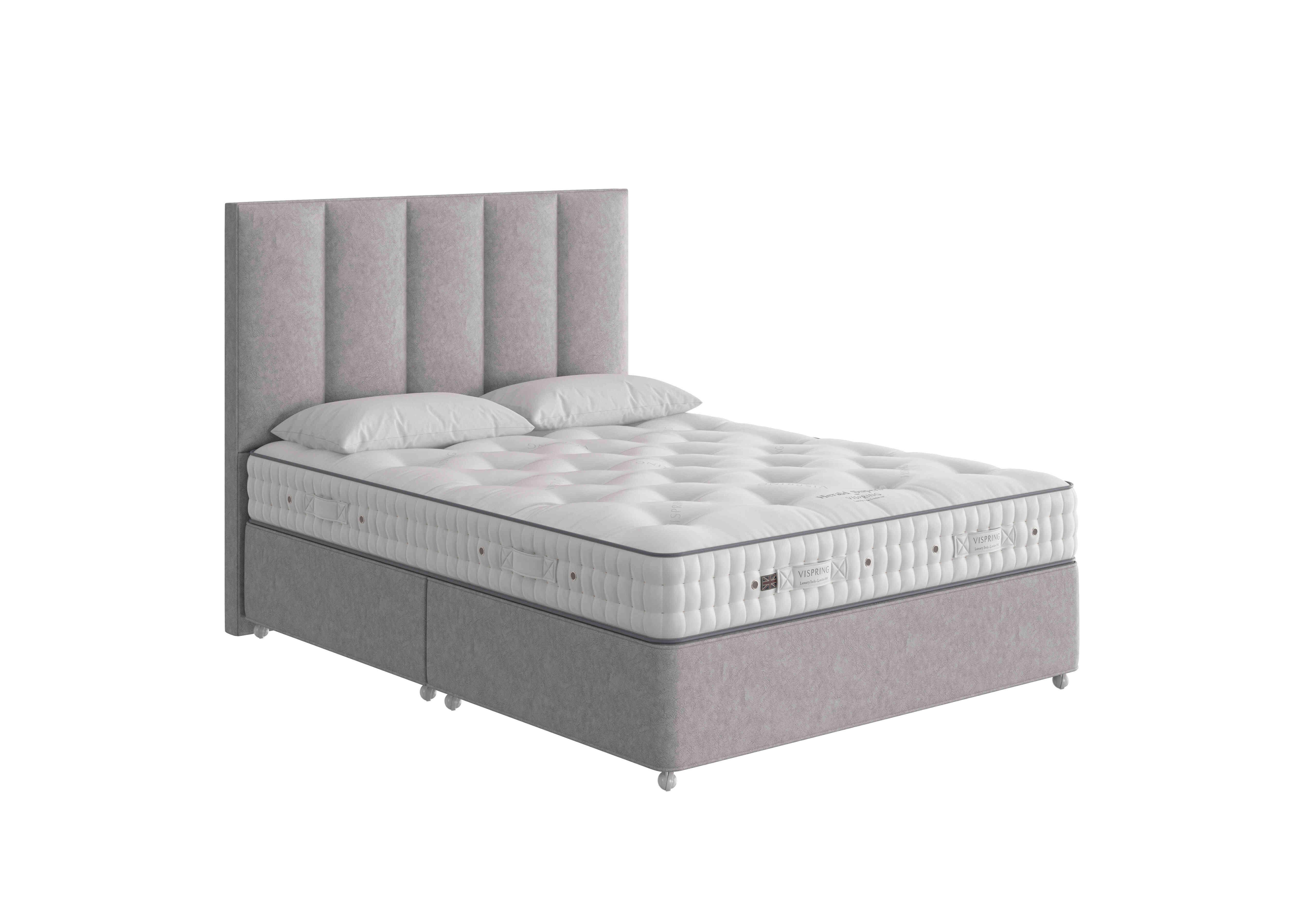Herald Superb Divan Set in 2303 Marble Silver on Furniture Village