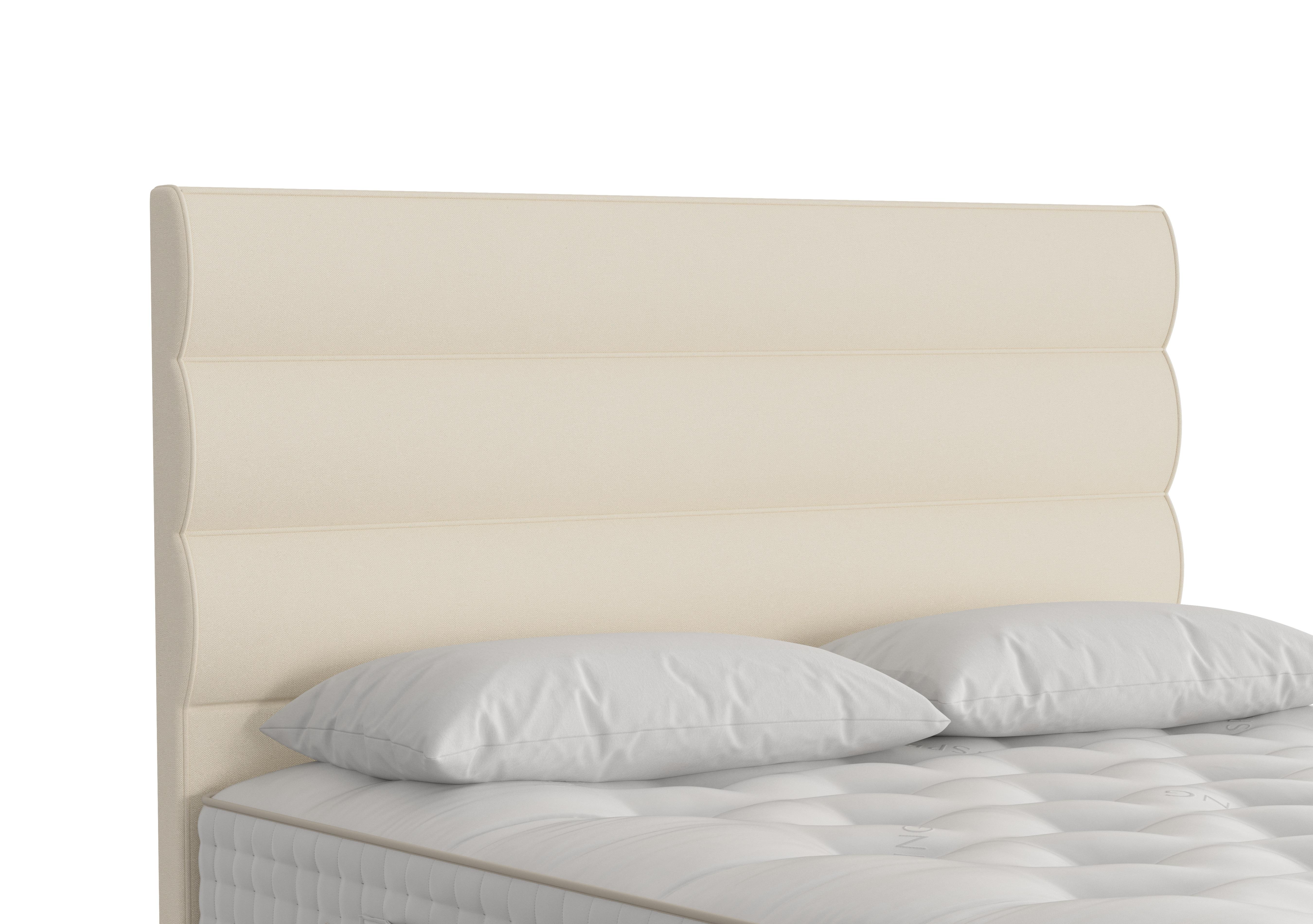 Triton Floor Standing Headboard in 2034 Canvas Sand on Furniture Village