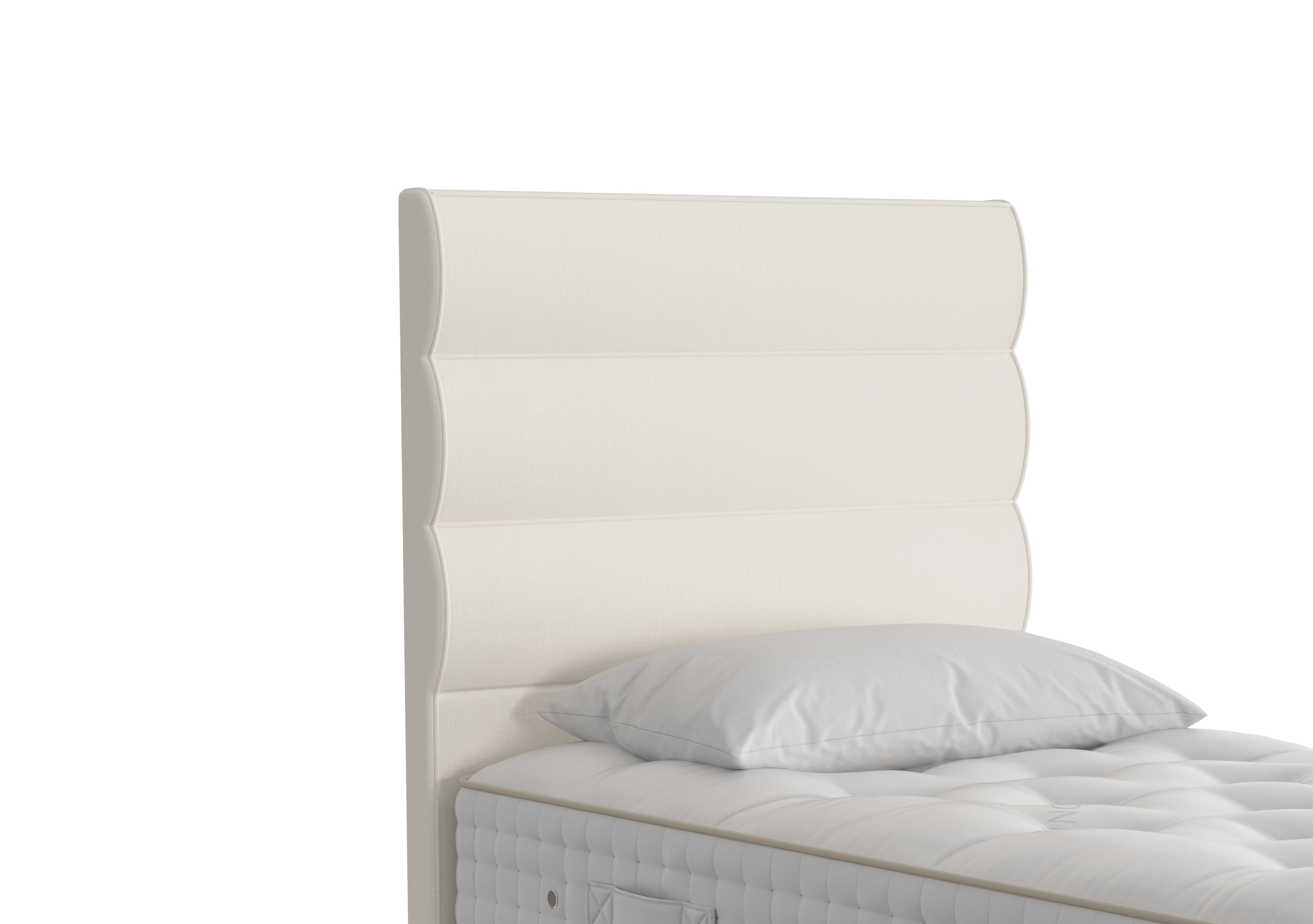 Triton Floor Standing Headboard in 2084 Gem Cream on Furniture Village