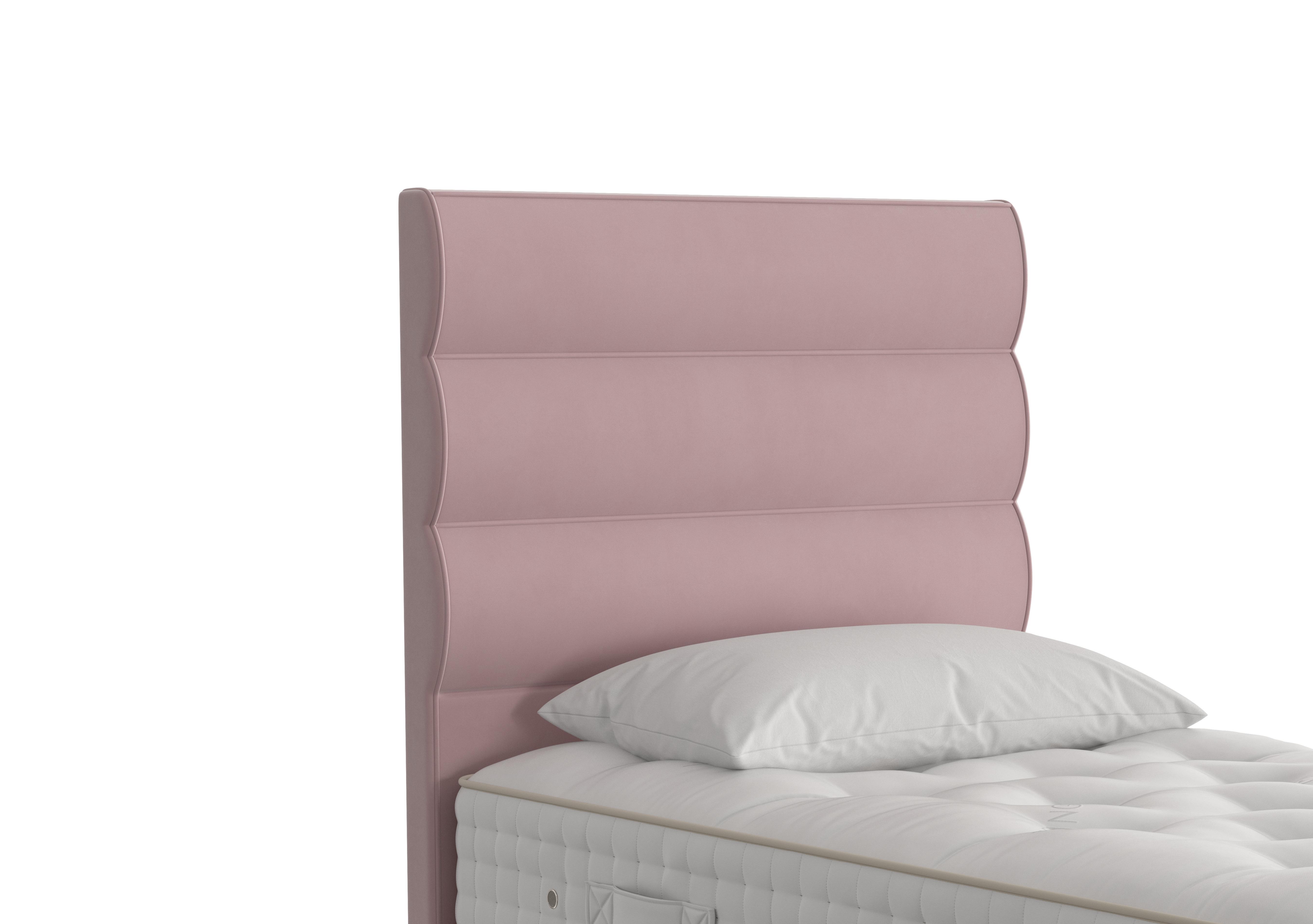 Triton Floor Standing Headboard in 2109 Plush Heather on Furniture Village