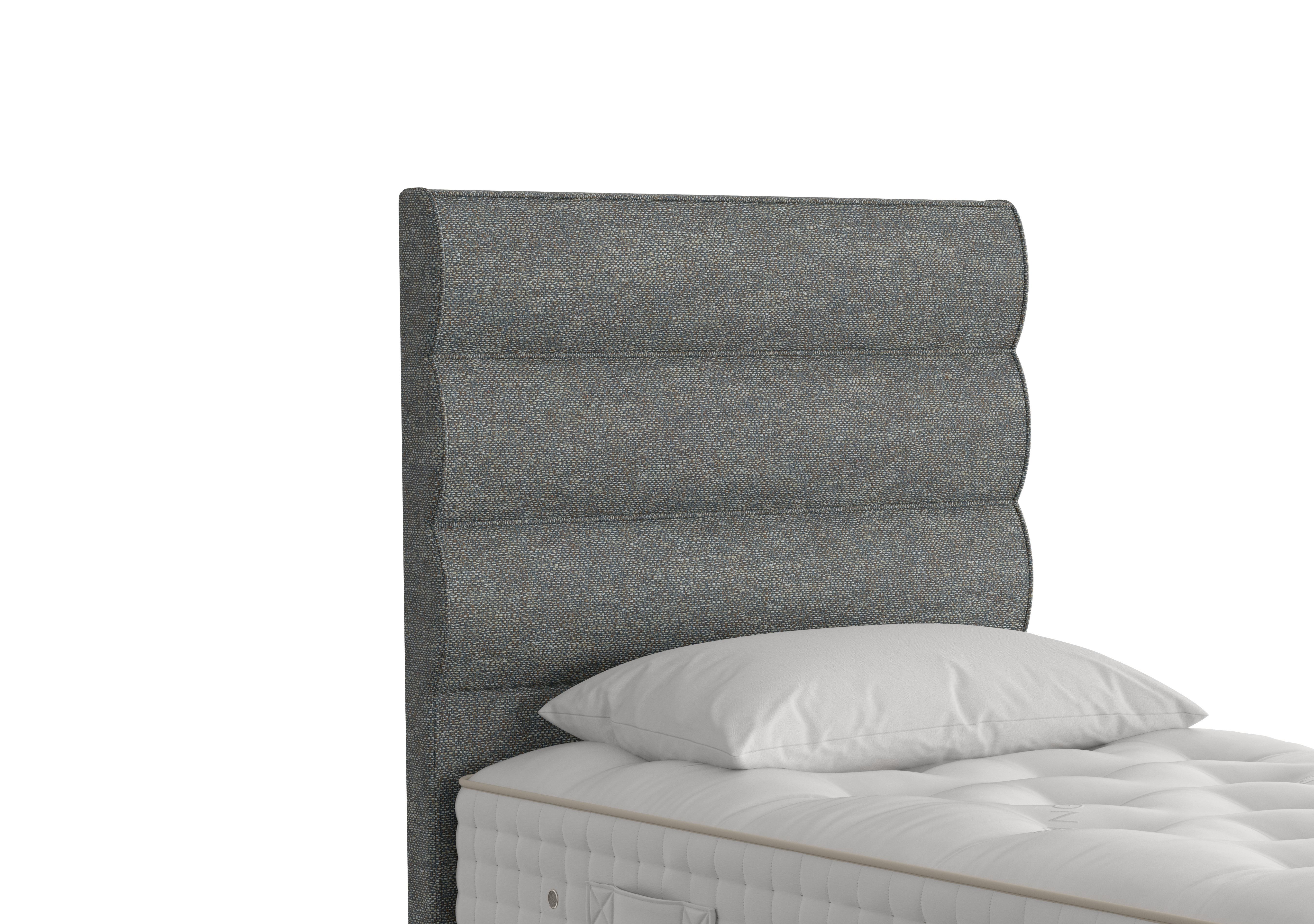 Triton Floor Standing Headboard in 2148 Boucle Sodalite on Furniture Village