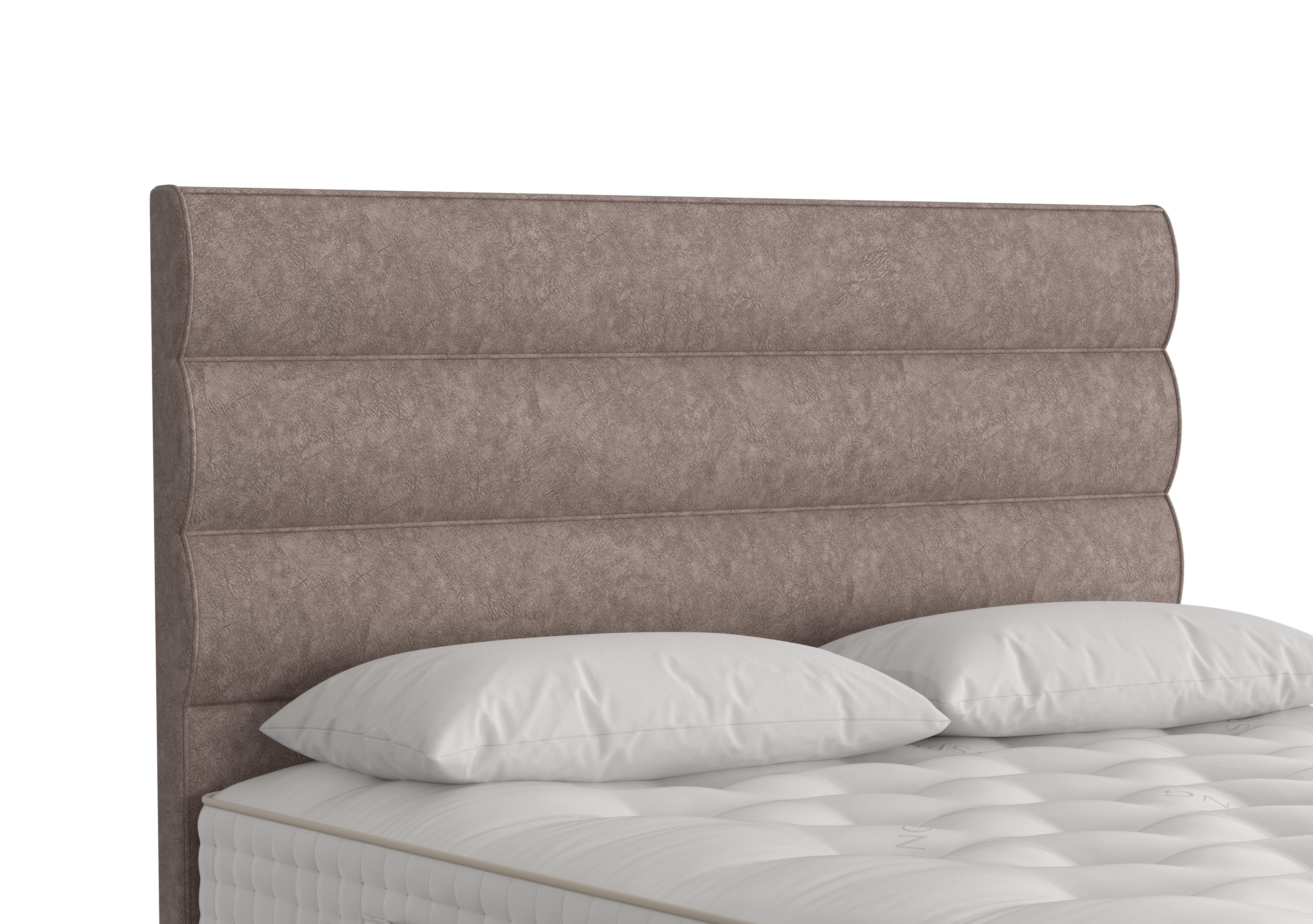Triton Floor Standing Headboard in 2301 Marble Chocolate on Furniture Village