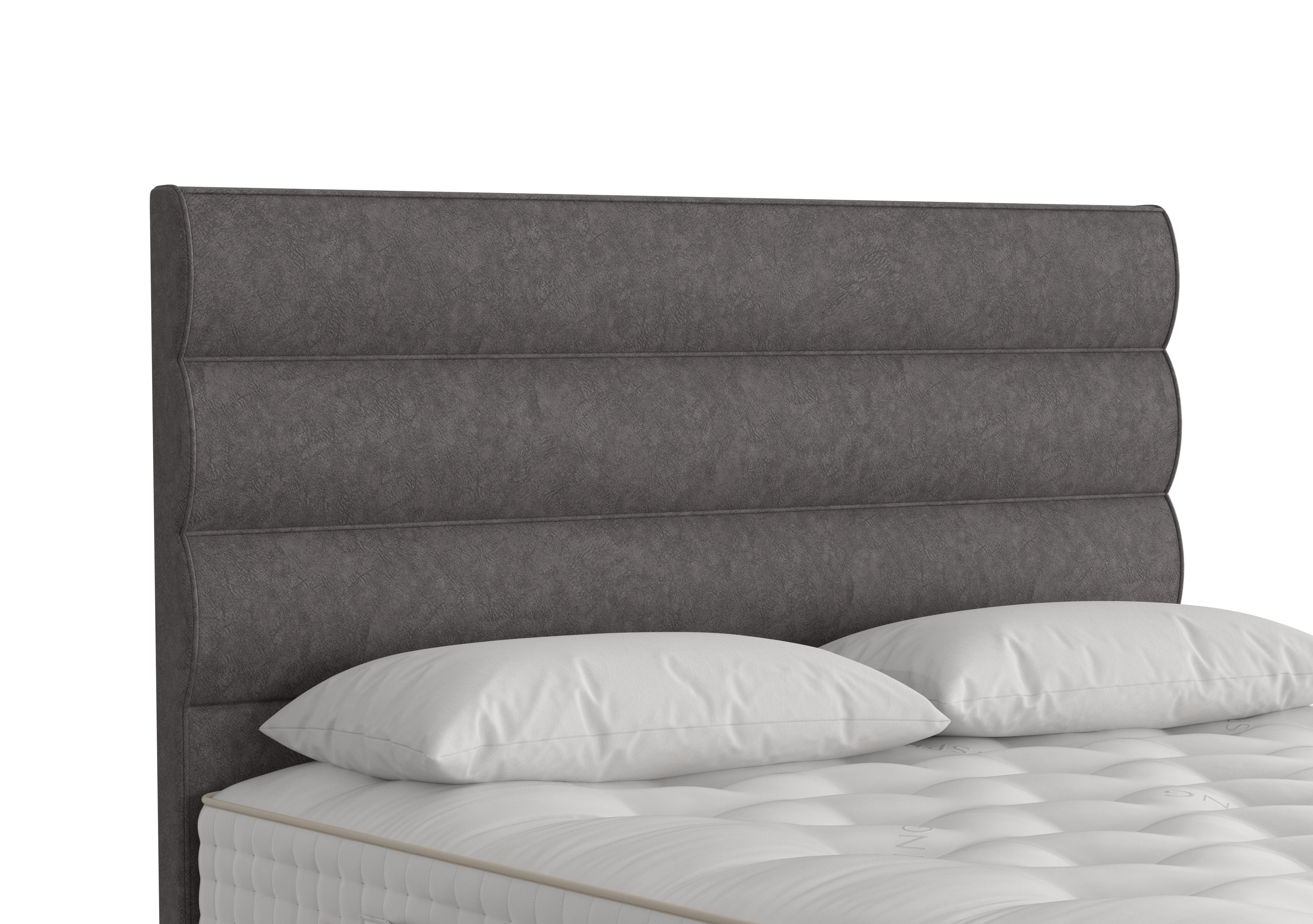 Triton Floor Standing Headboard in 2302 Marble Moleskin on Furniture Village