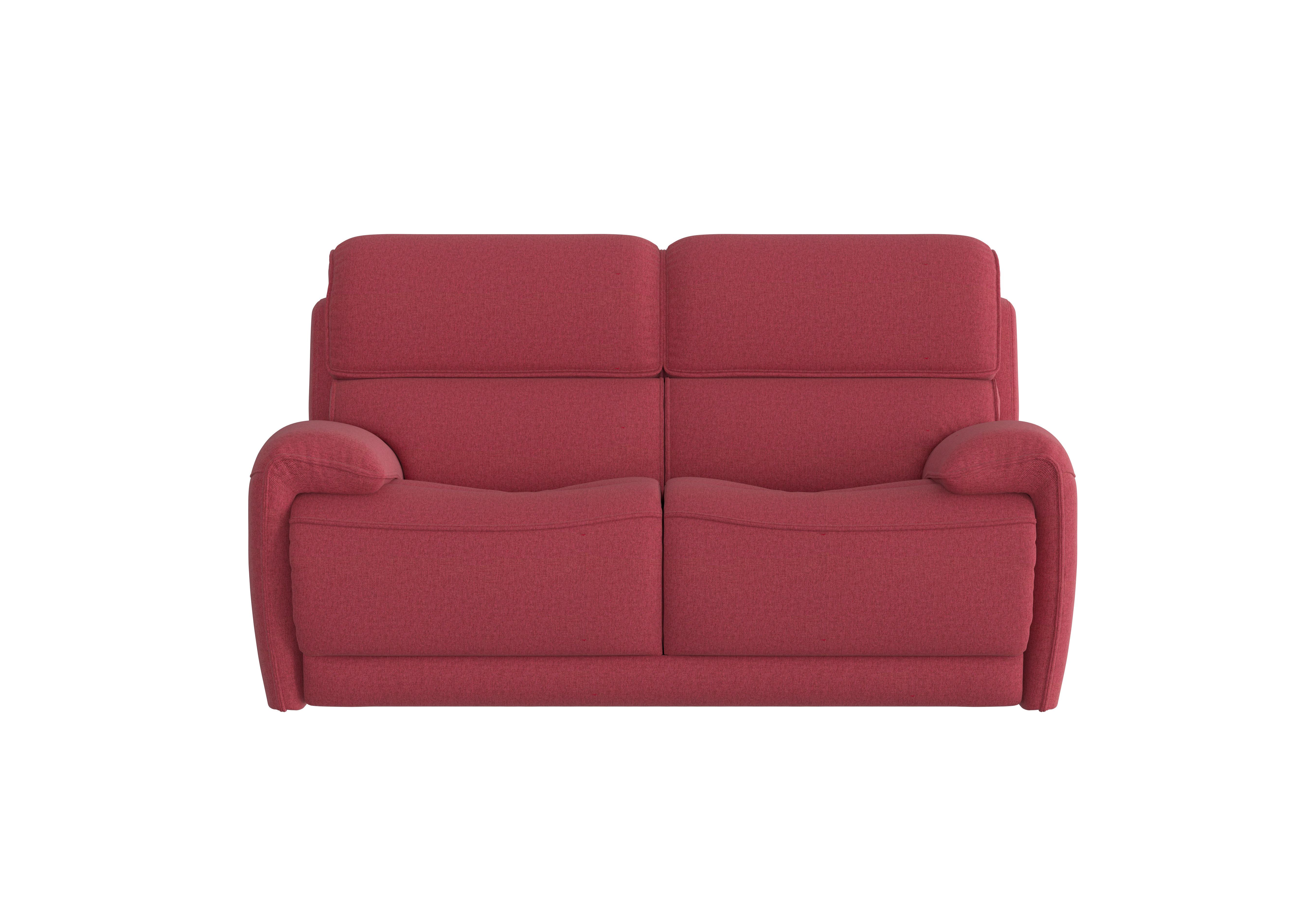 Link 2 Seater Fabric Sofa in Fab-Blt-R29 Red on Furniture Village
