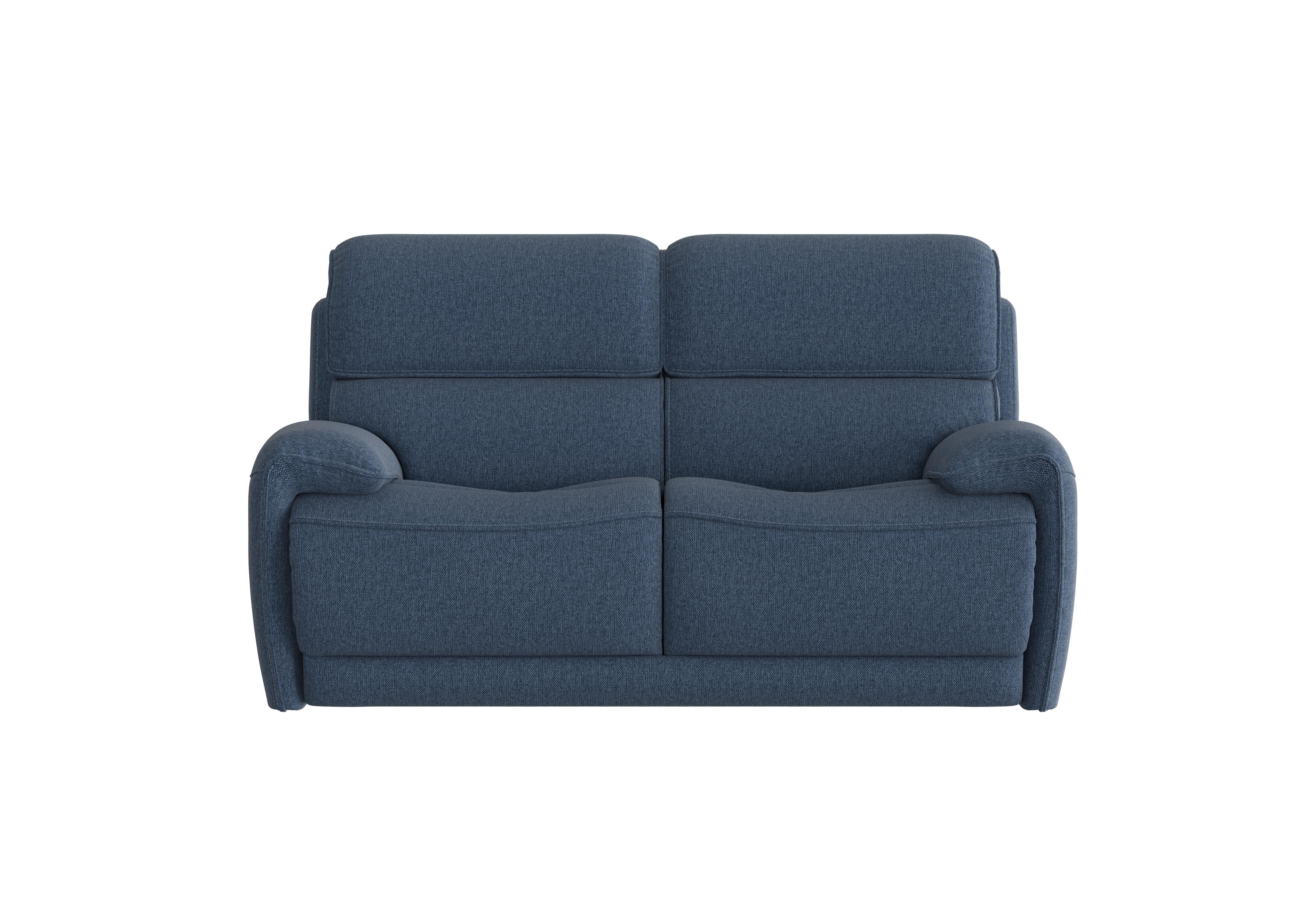 Link 2 Seater Fabric Sofa in Fab-Blt-R38 Blue on Furniture Village