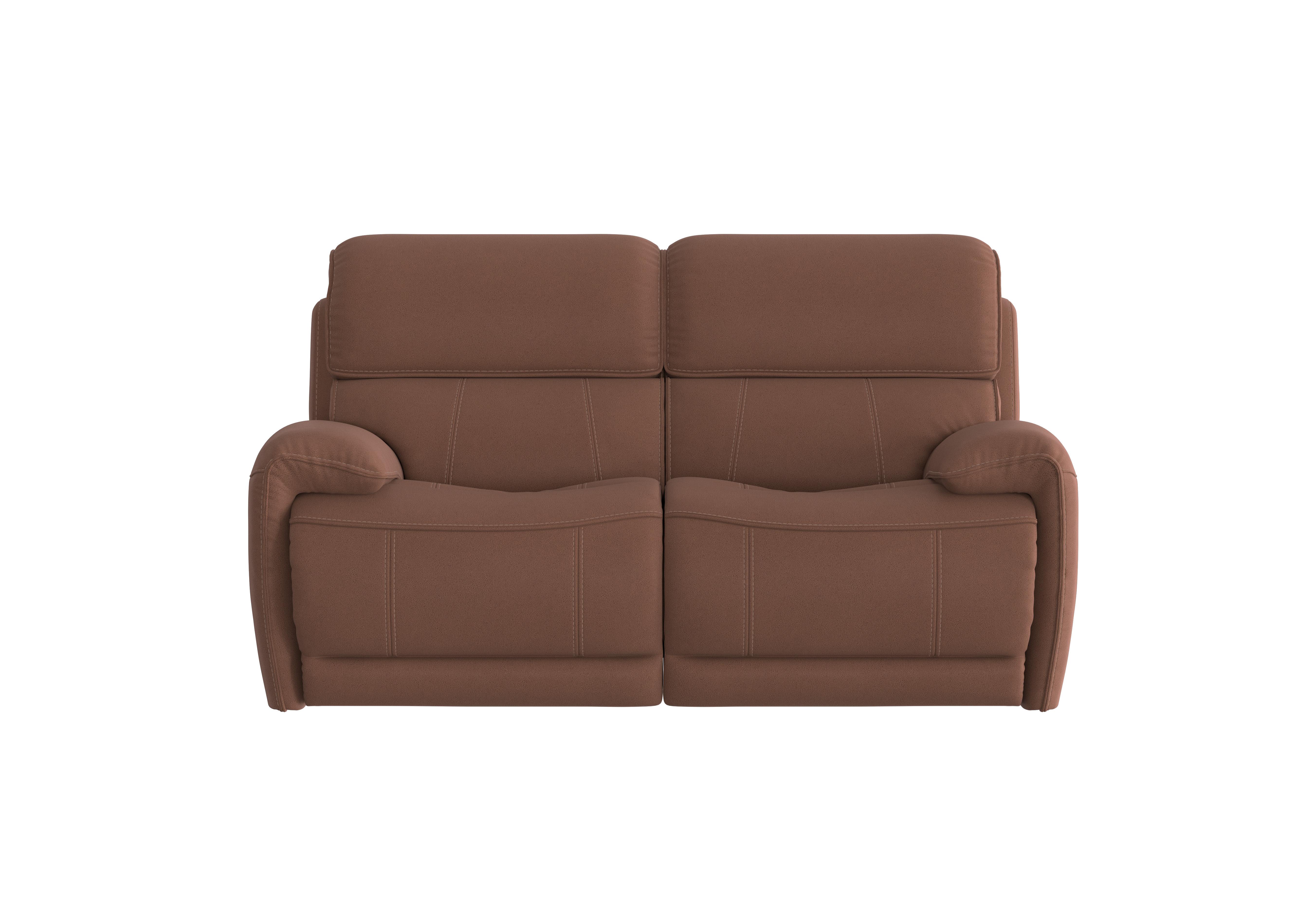 Link 2 Seater Fabric Power Recliner Sofa with Power Headrests in Bfa-Blj-R05 Hazelnut on Furniture Village
