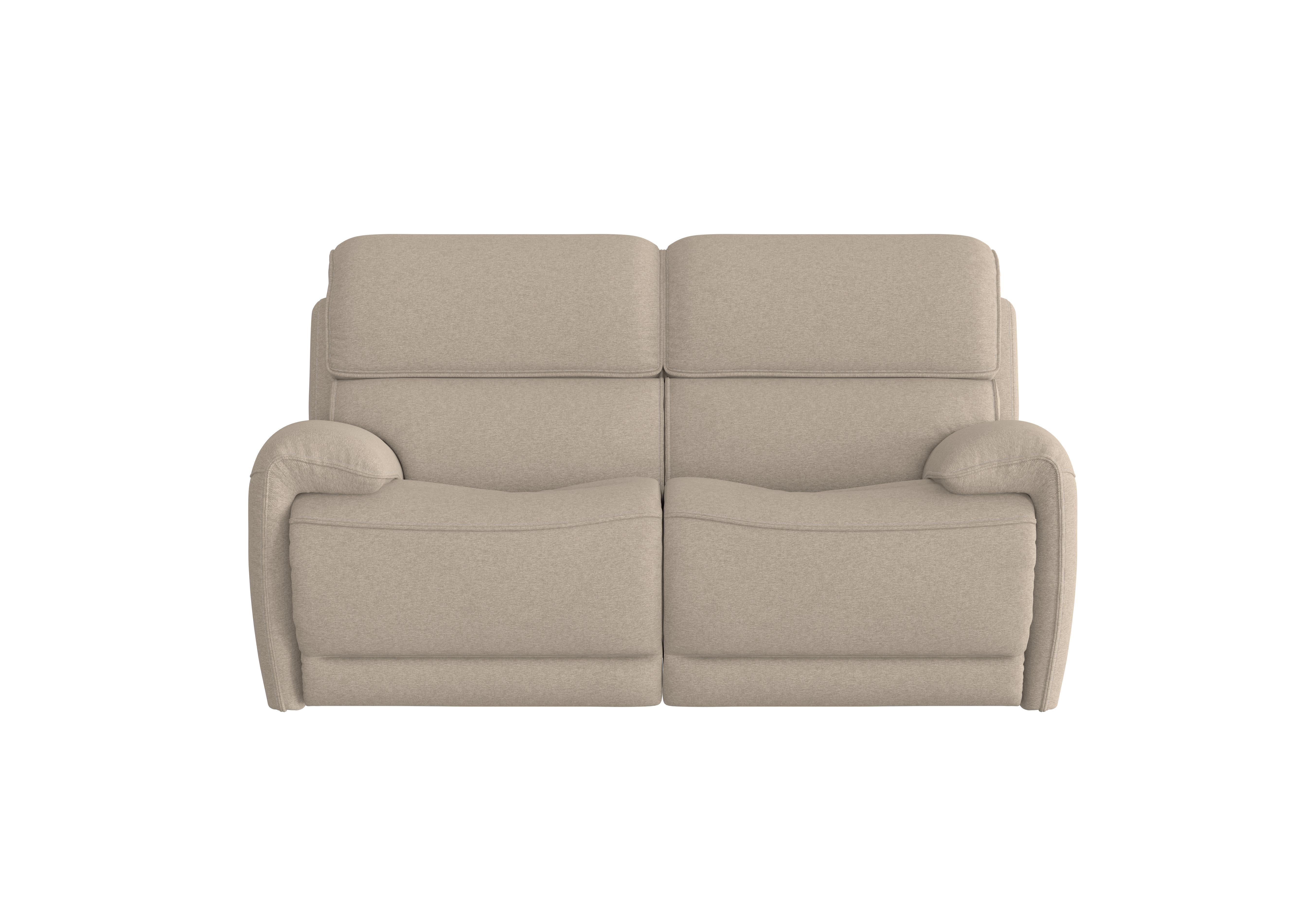 Link 2 Seater Fabric Power Recliner Sofa with Power Headrests in Fab-Ska-R28 Beige on Furniture Village