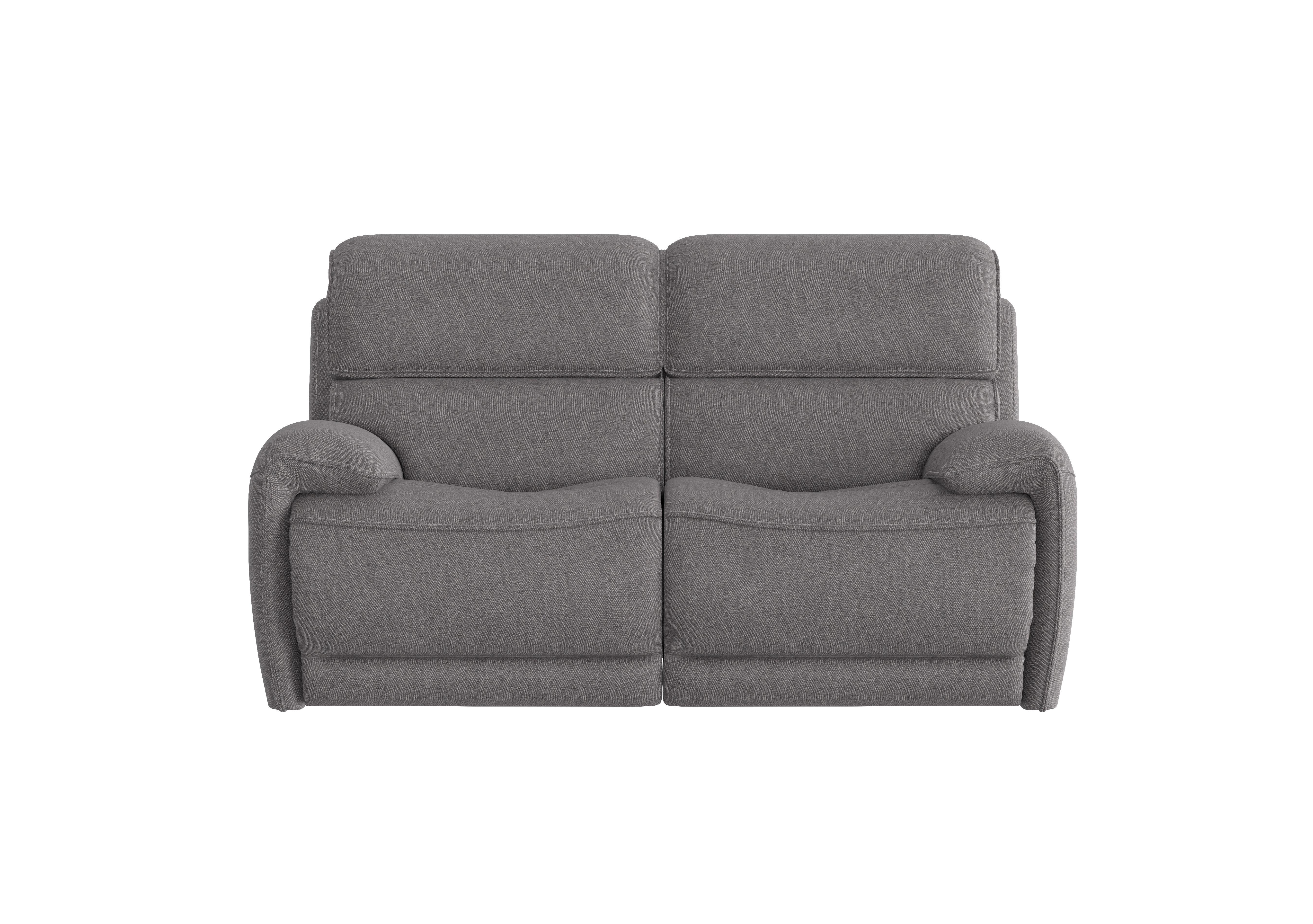 Link 2 Seater Fabric Power Recliner Sofa with Power Headrests in Fab-Ska-R31 Charcoal Gray on Furniture Village