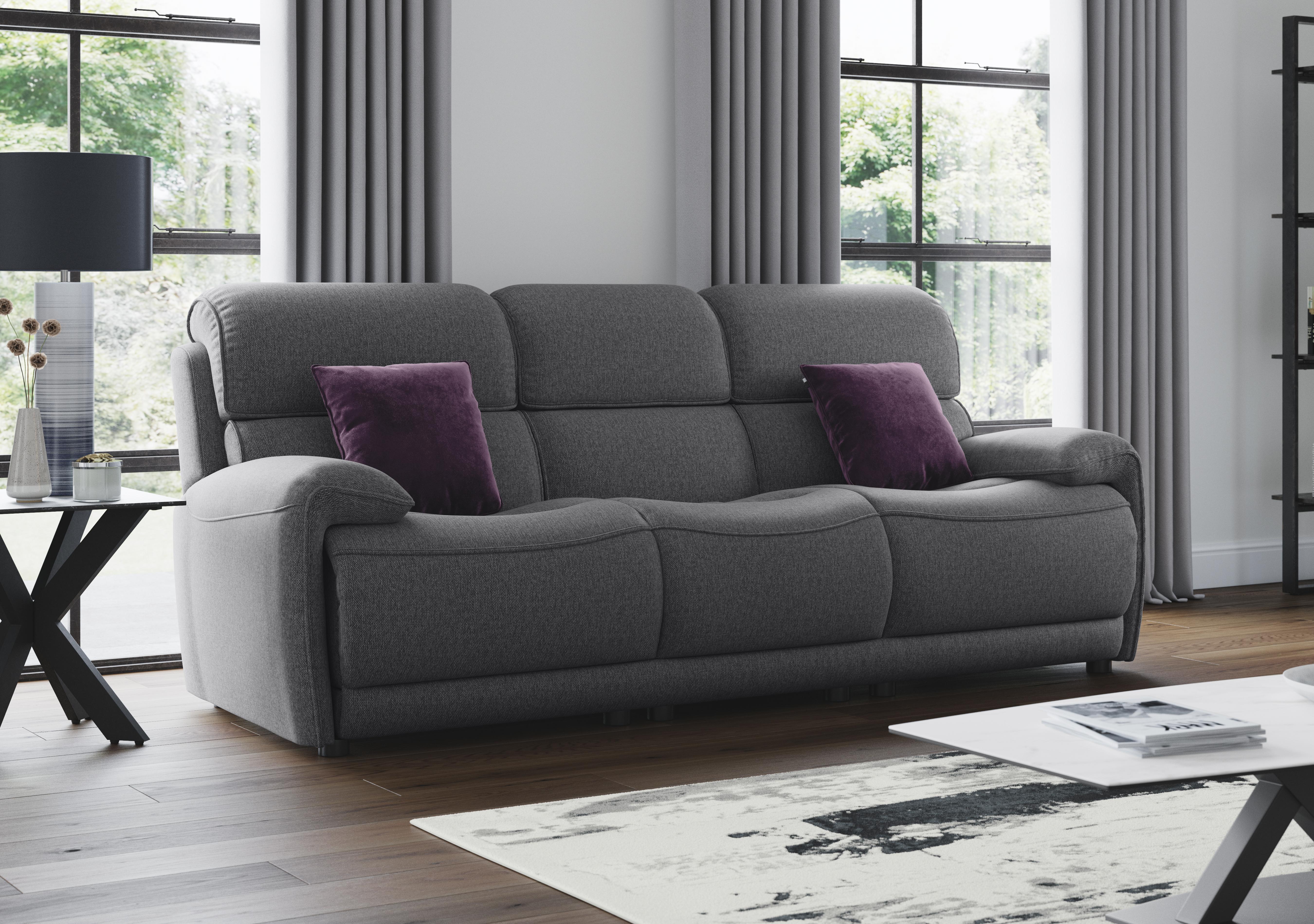 Link 3 Seater Fabric Sofa in  on Furniture Village