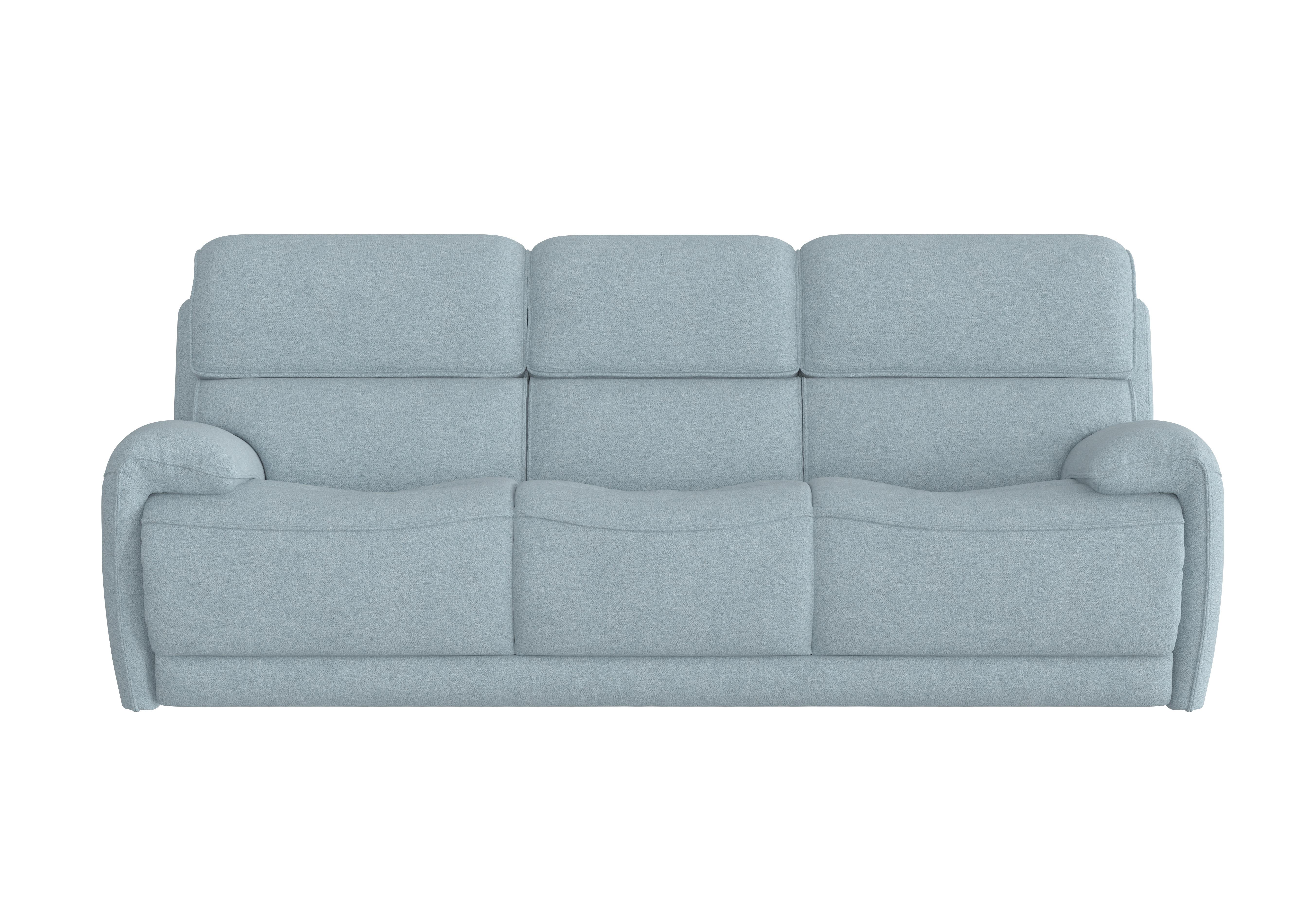 Link 3 Seater Fabric Sofa in Fab-Meo-R17 Baby Blue on Furniture Village