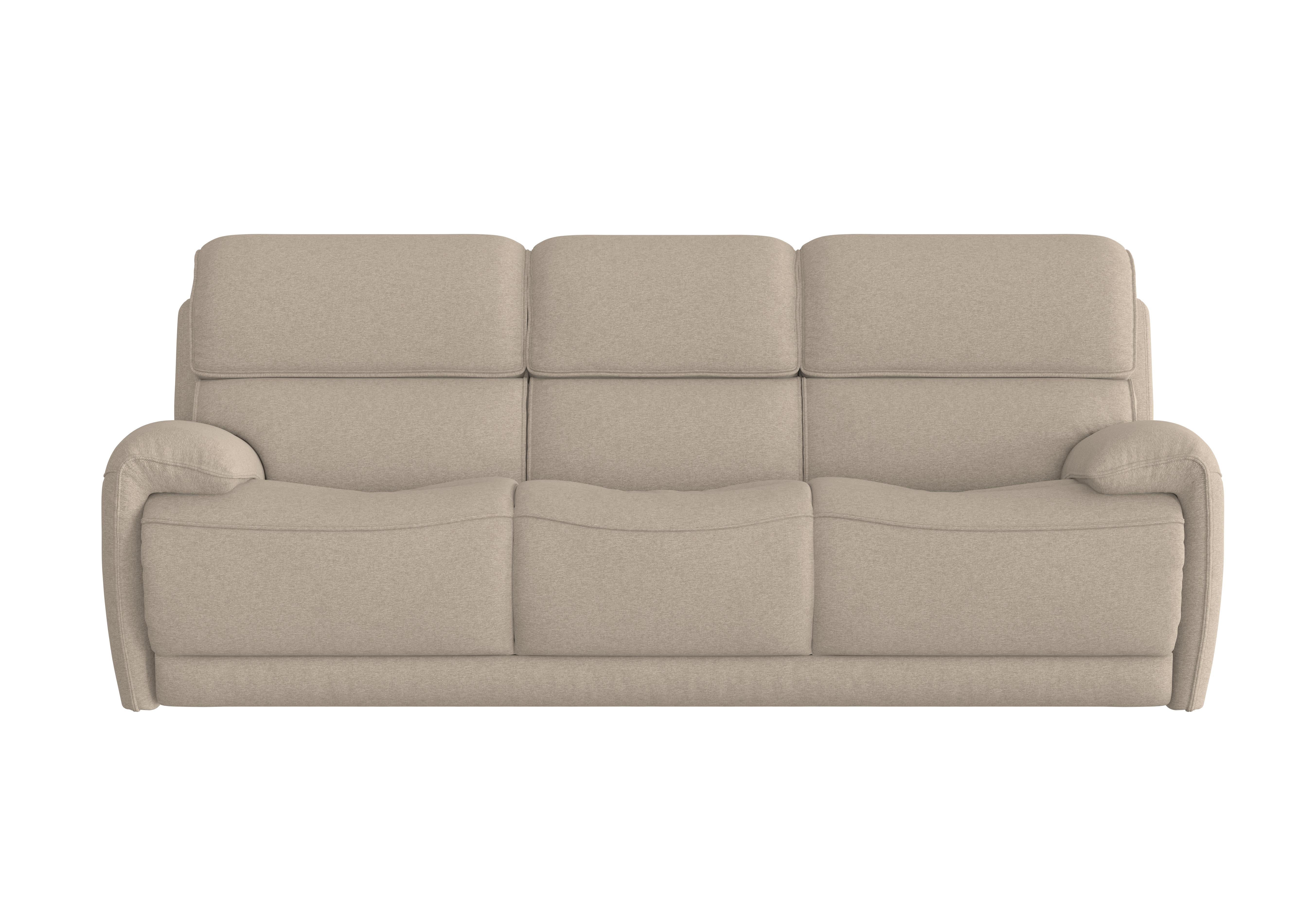 Link 3 Seater Fabric Sofa in Fab-Ska-R28 Beige on Furniture Village