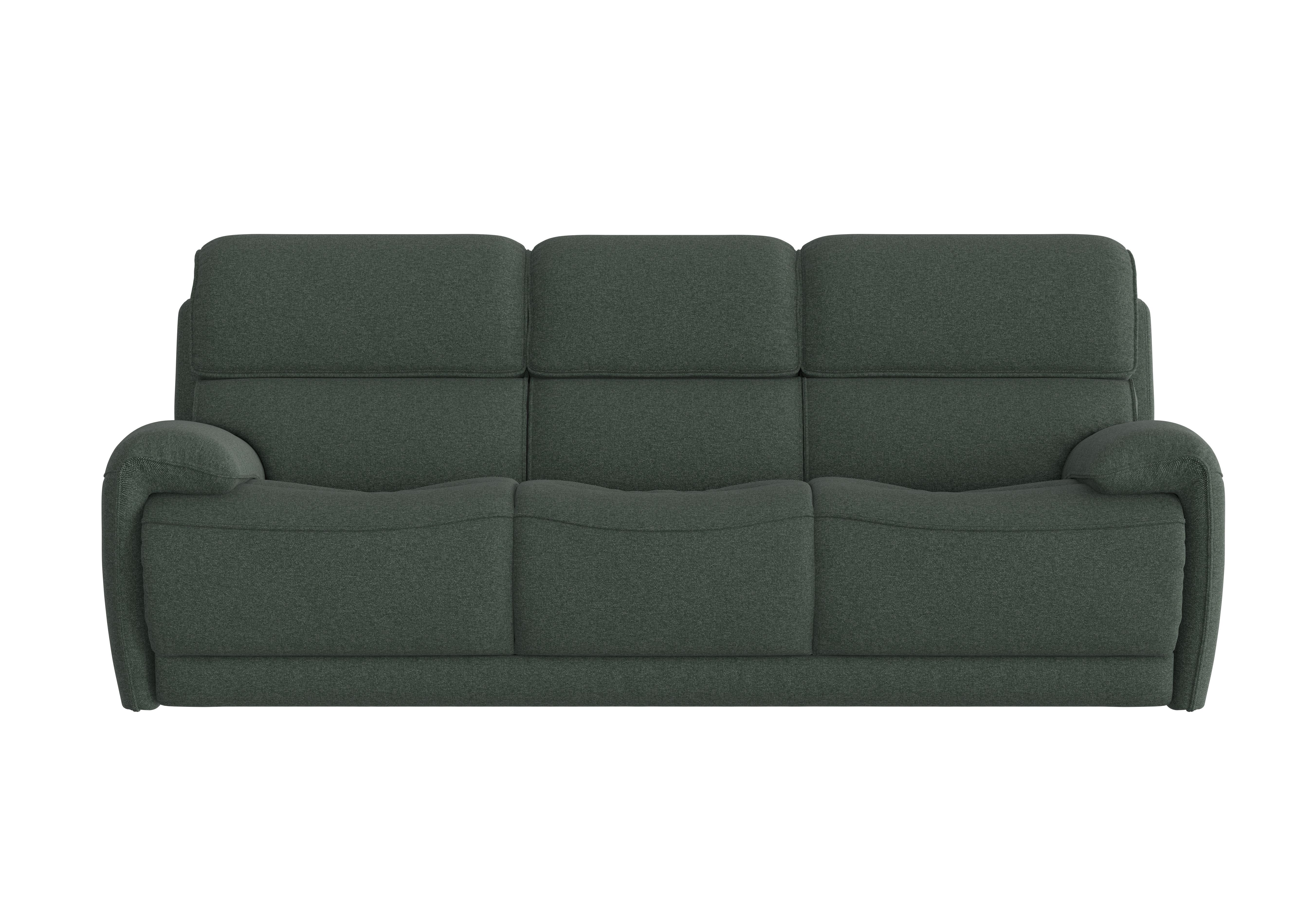 Link 3 Seater Fabric Sofa in Fab-Ska-R48 Moss Green on Furniture Village