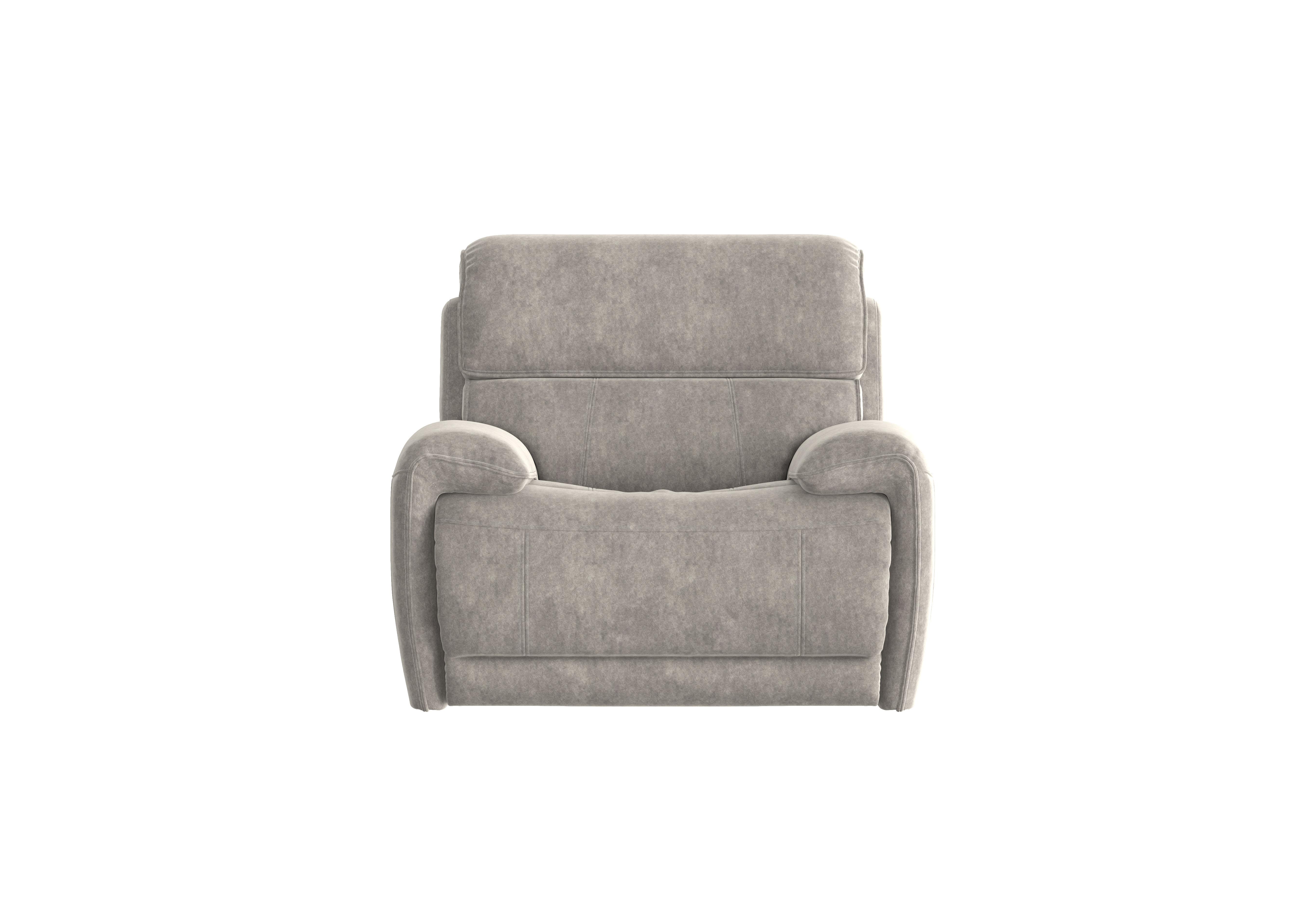 Link Fabric Power Recliner Armchair with Power Headrests in Bfa-Bnn-R28 Fv3 Grey on Furniture Village