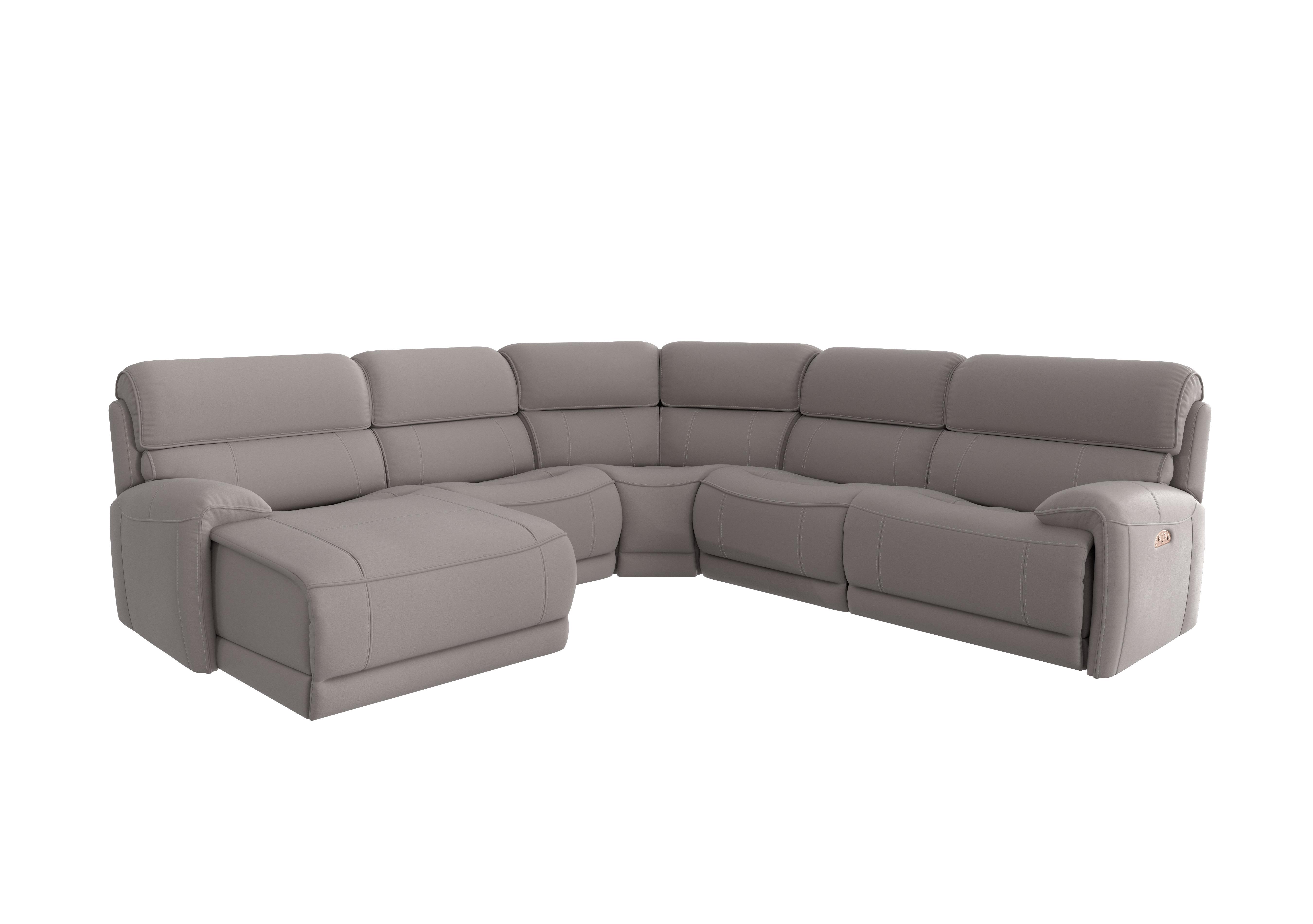 Link Fabric Corner Chaise Power Sofa in Bfa-Mad-R02 Feather on Furniture Village