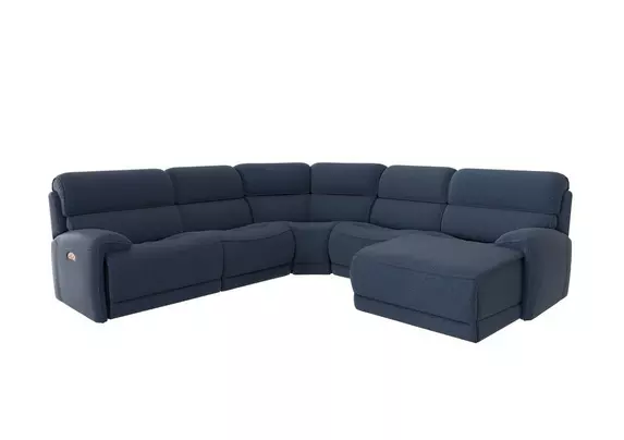 Link Fabric Corner Chaise Power Sofa Furniture Village