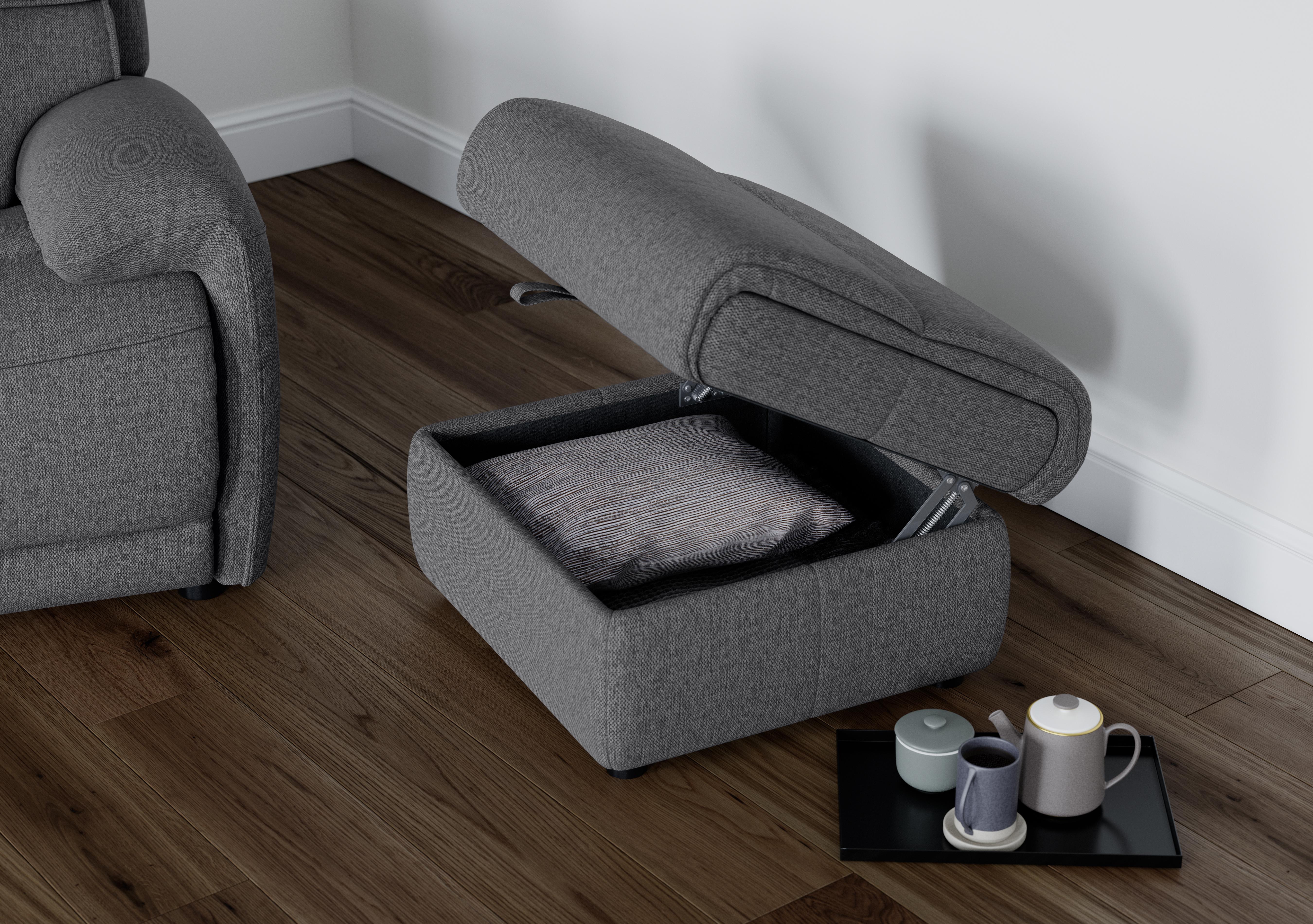 Link Fabric Footstool in  on Furniture Village
