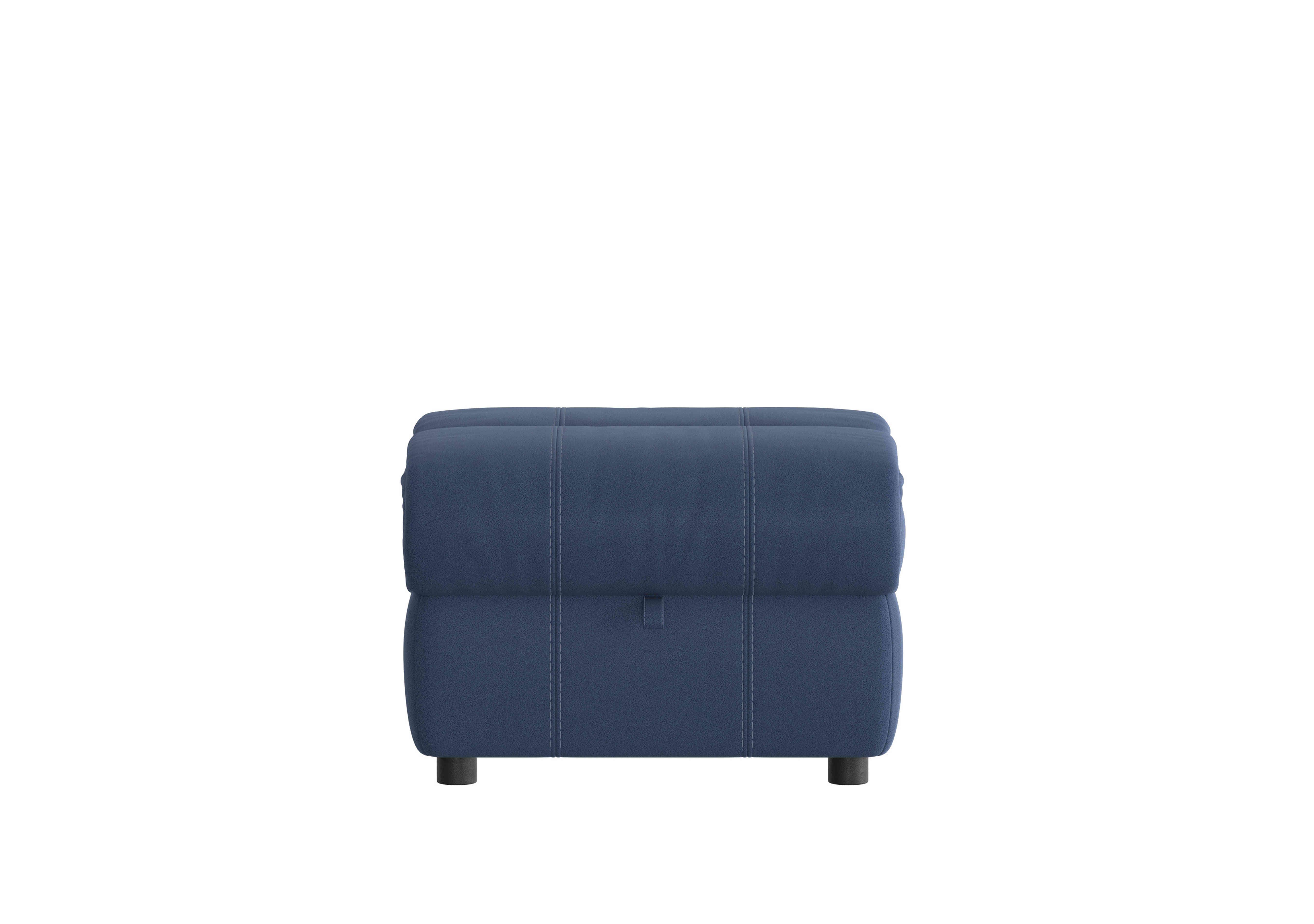 Link Fabric Footstool in Bfa-Blj-R10 Blue on Furniture Village