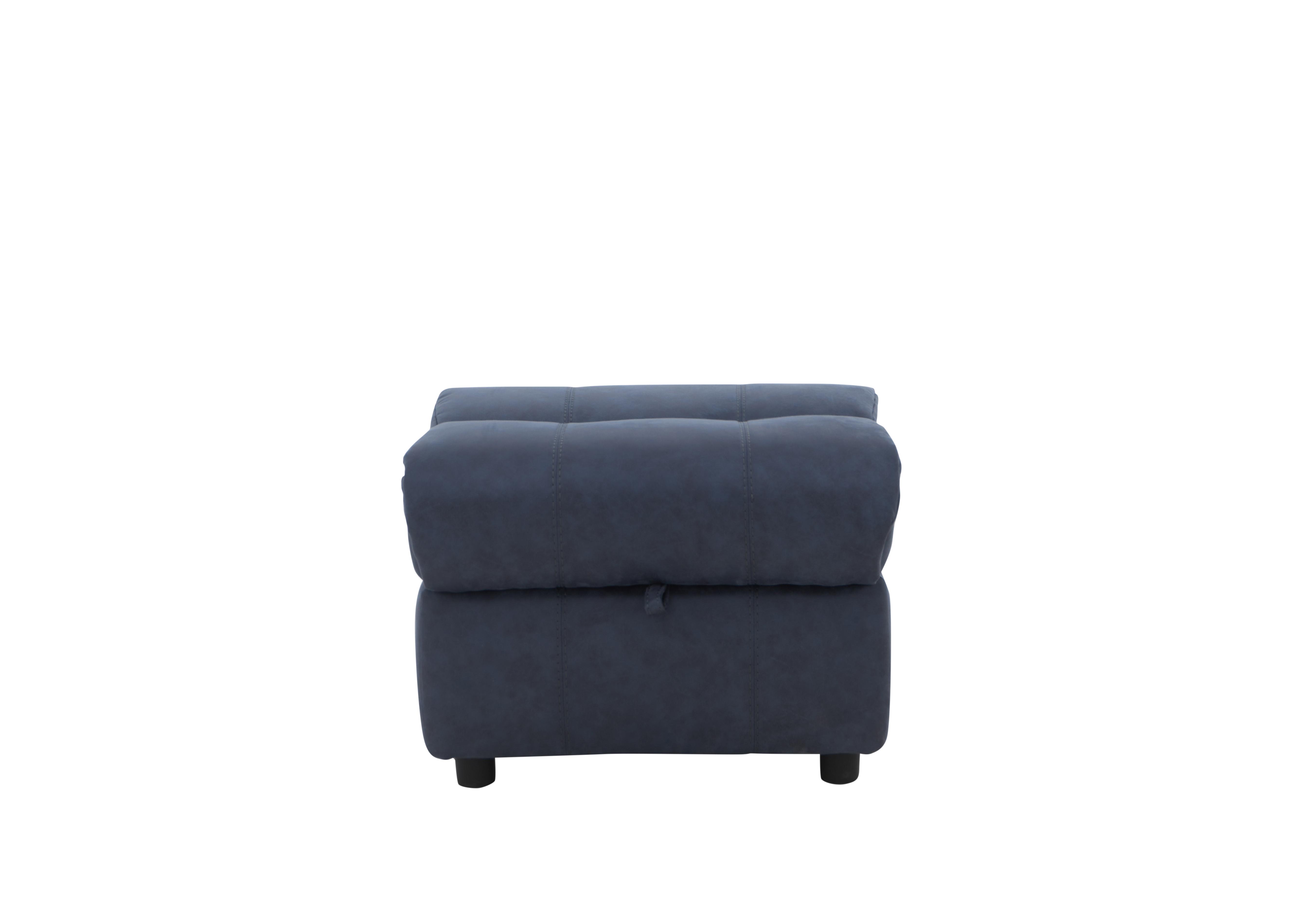 Link Fabric Footstool in Bfa-Ori-R23 Blue on Furniture Village