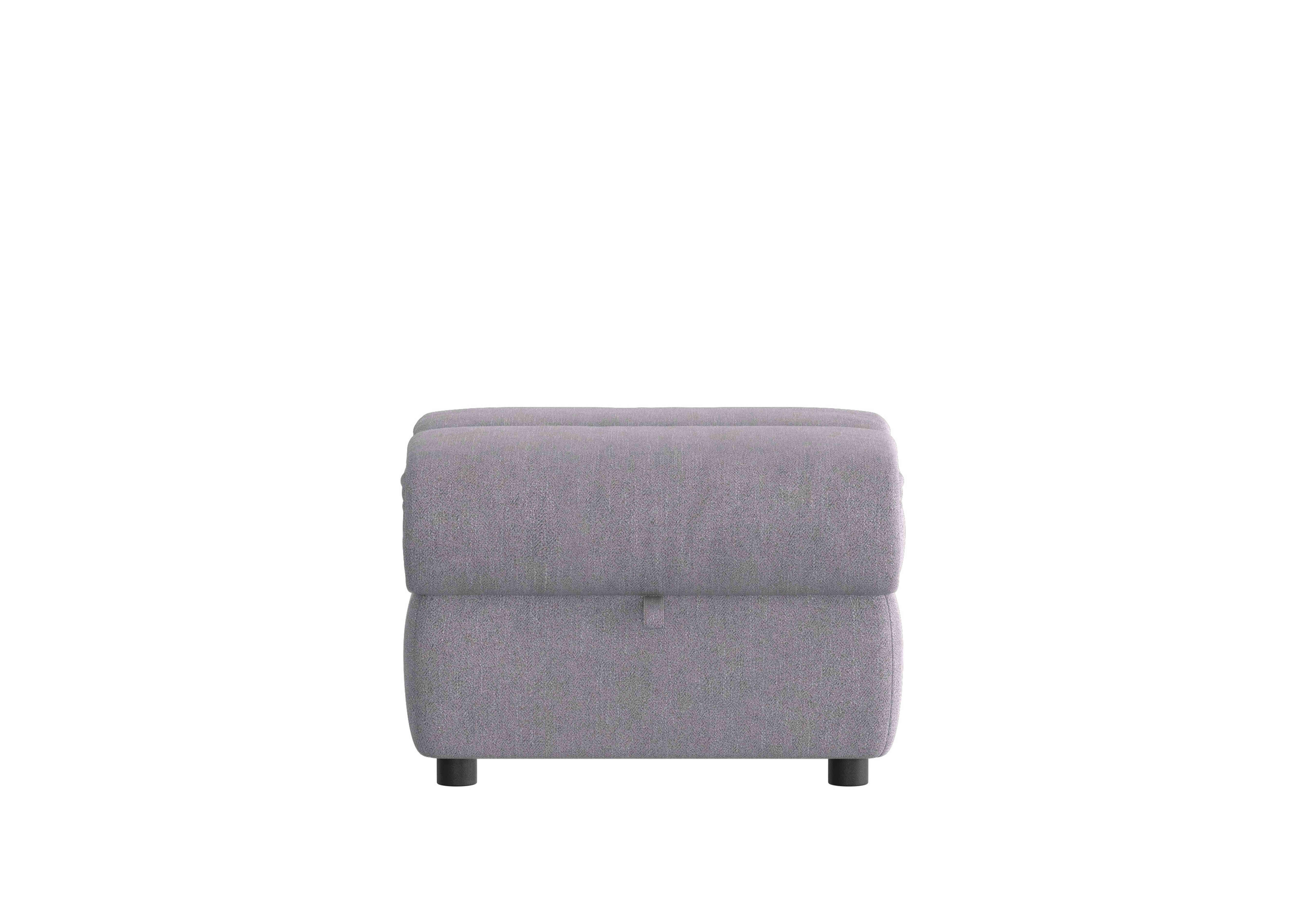Link Fabric Footstool in Fab-Meo-R27 Pewter on Furniture Village