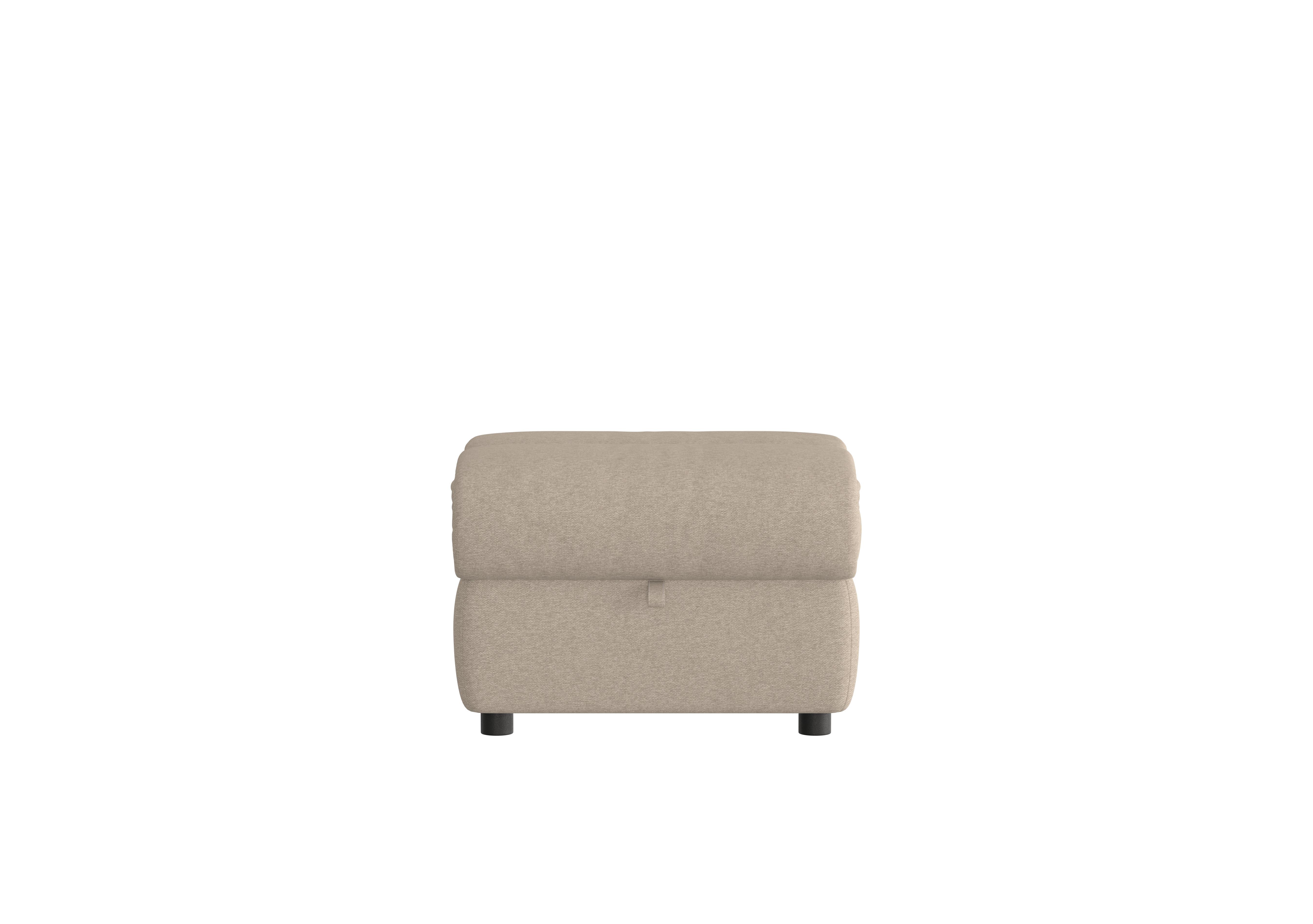 Link Fabric Footstool in Fab-Ska-R28 Beige on Furniture Village