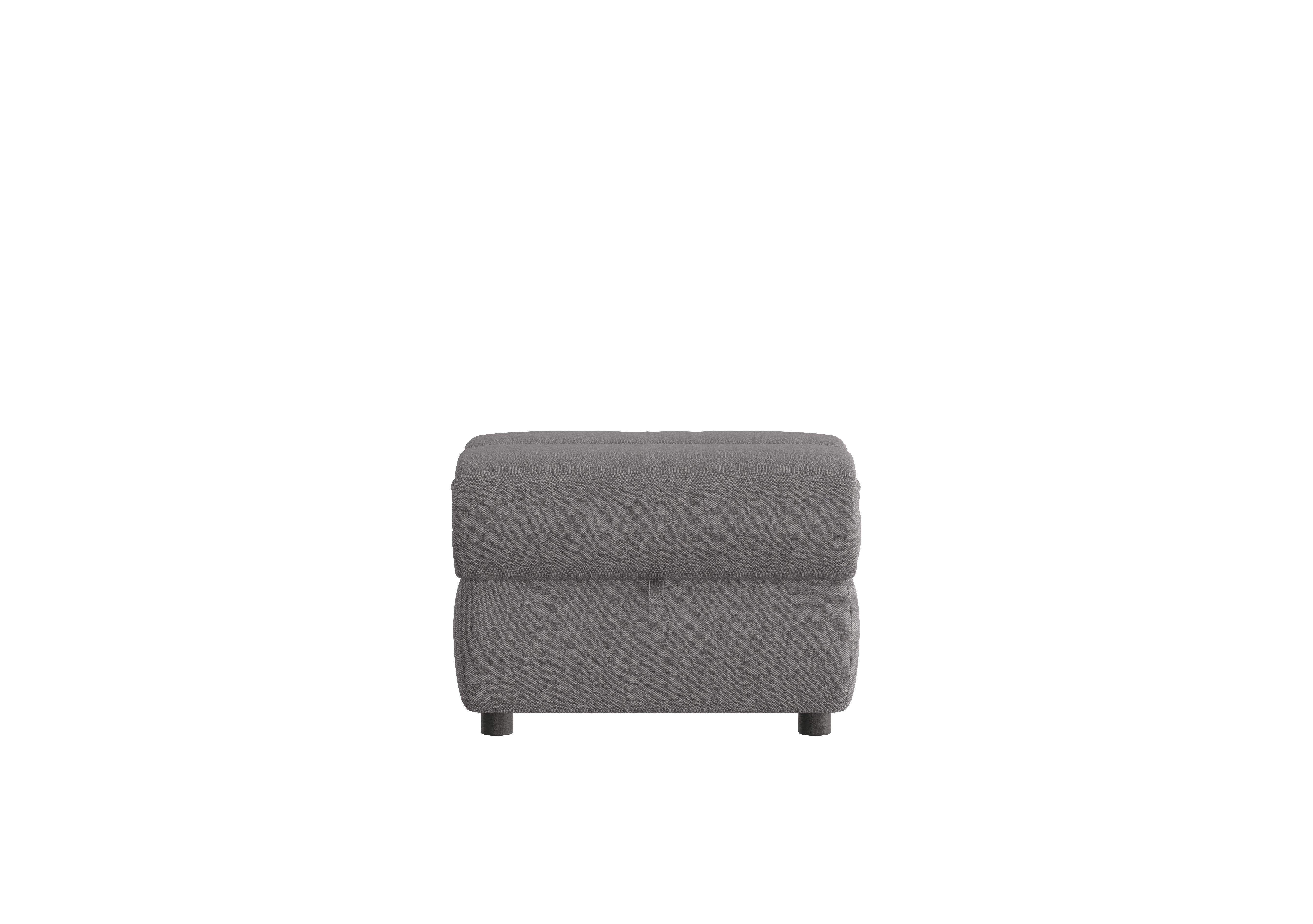 Link Fabric Footstool in Fab-Ska-R31 Charcoal Gray on Furniture Village