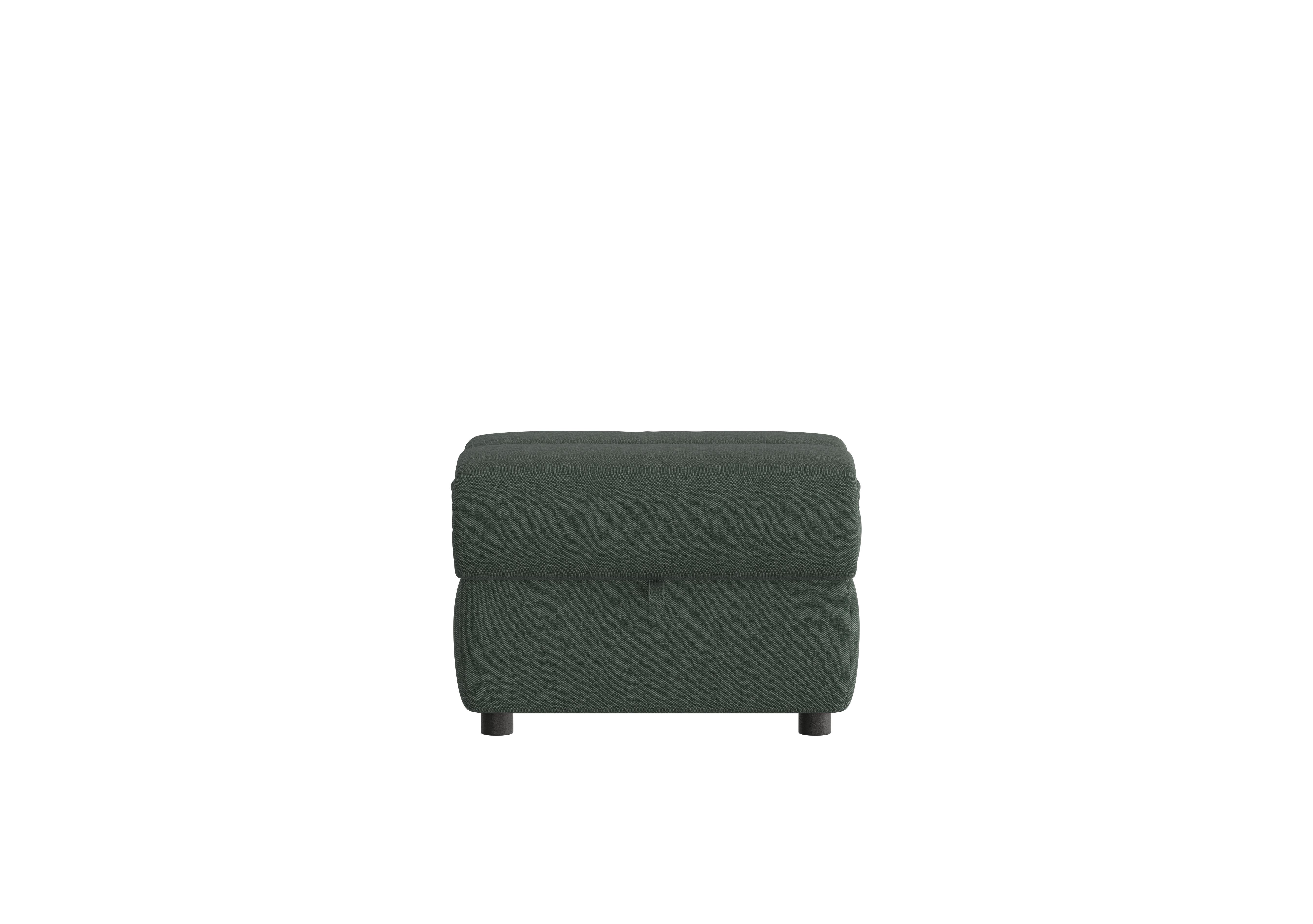 Link Fabric Footstool in Fab-Ska-R48 Moss Green on Furniture Village