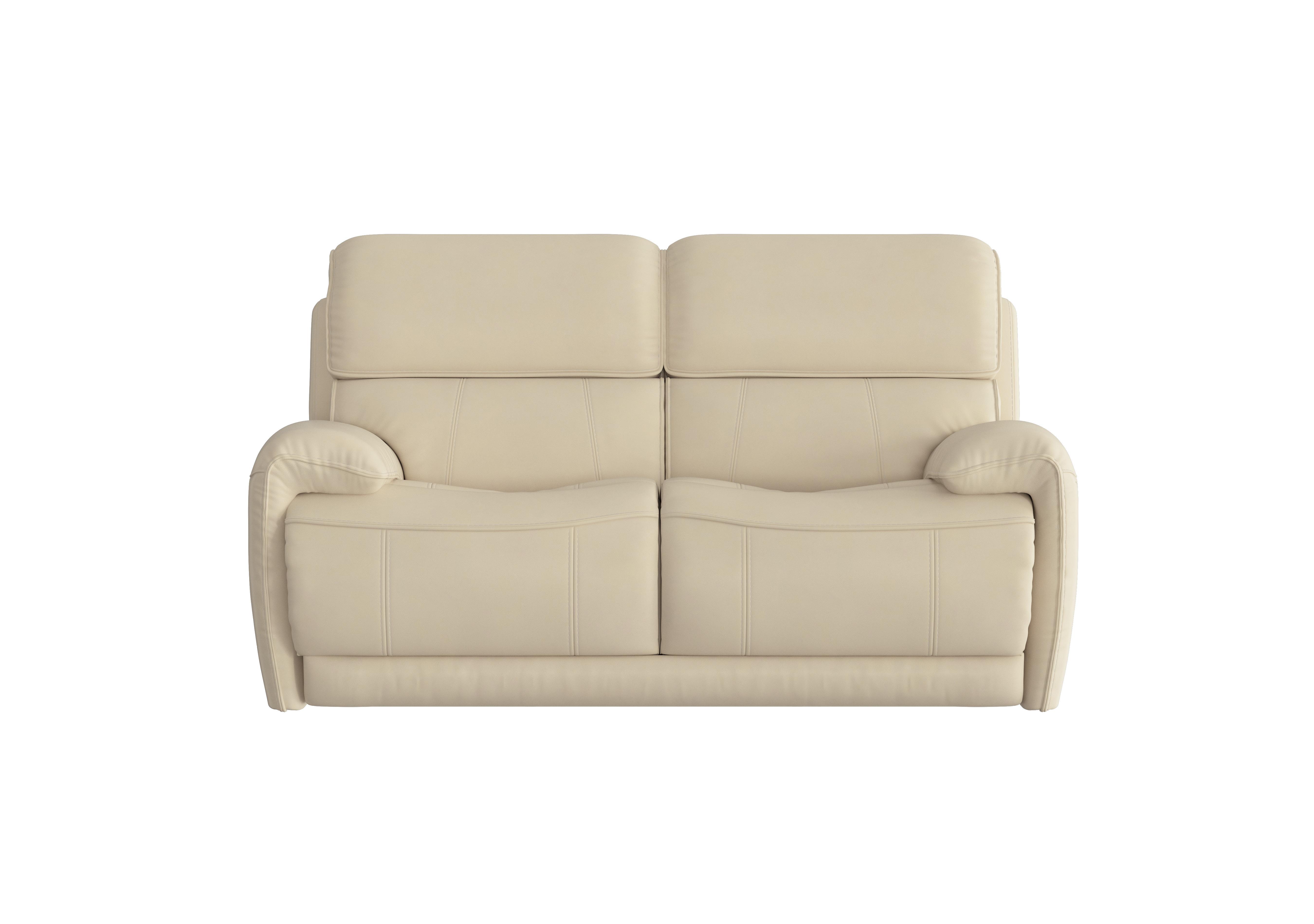 Link 2 Seater Leather Sofa in Bv-862c Bisque on Furniture Village