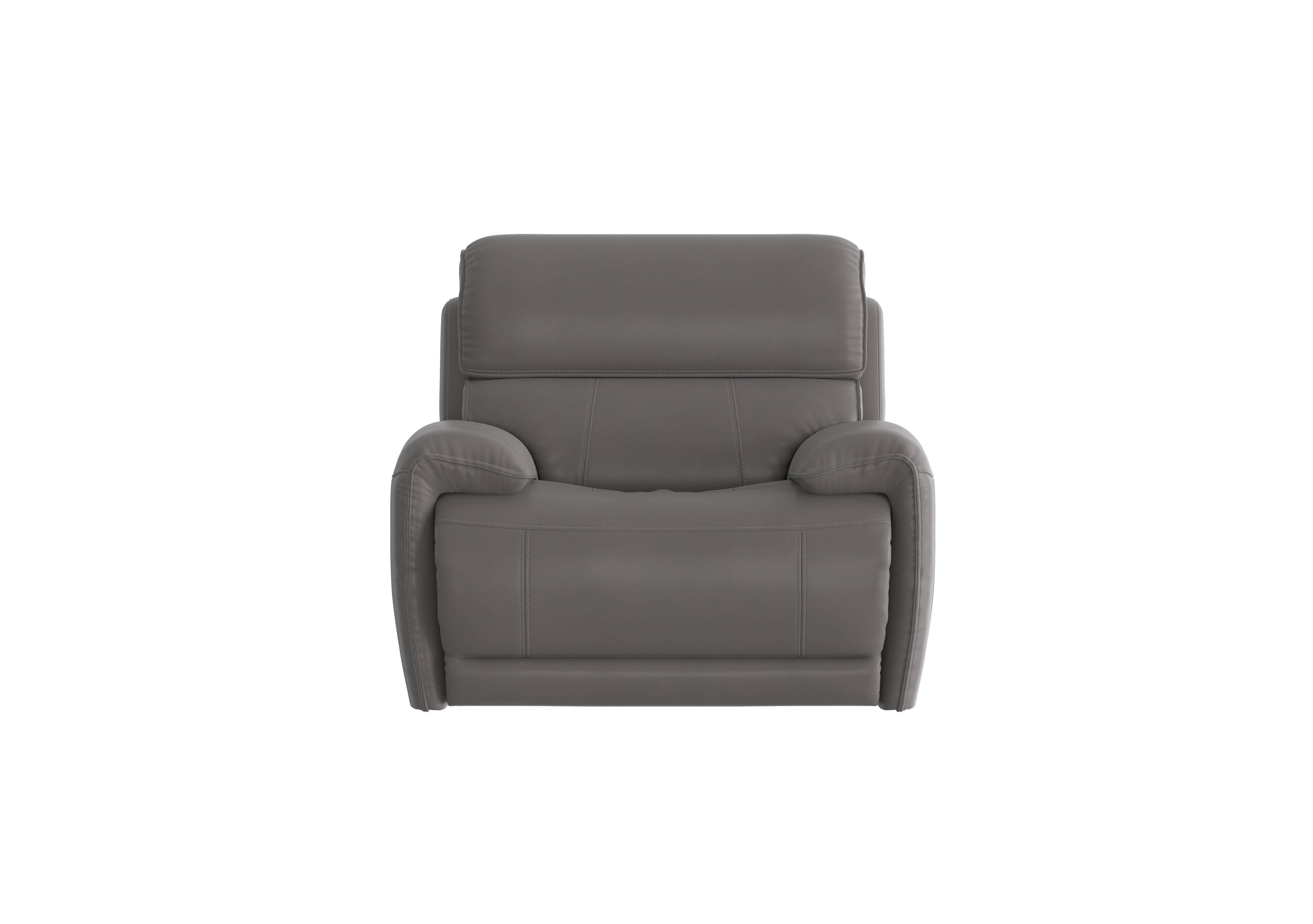 Link Leather Armchair in Bv-042e Elephant on Furniture Village